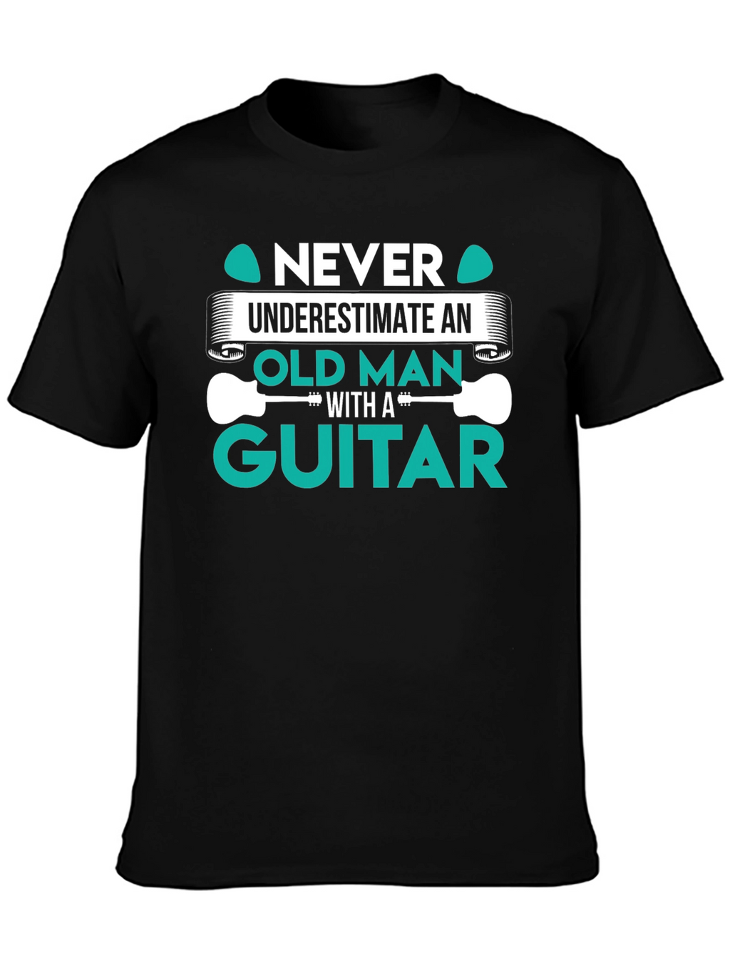 Old Man Guitar T-Shirt