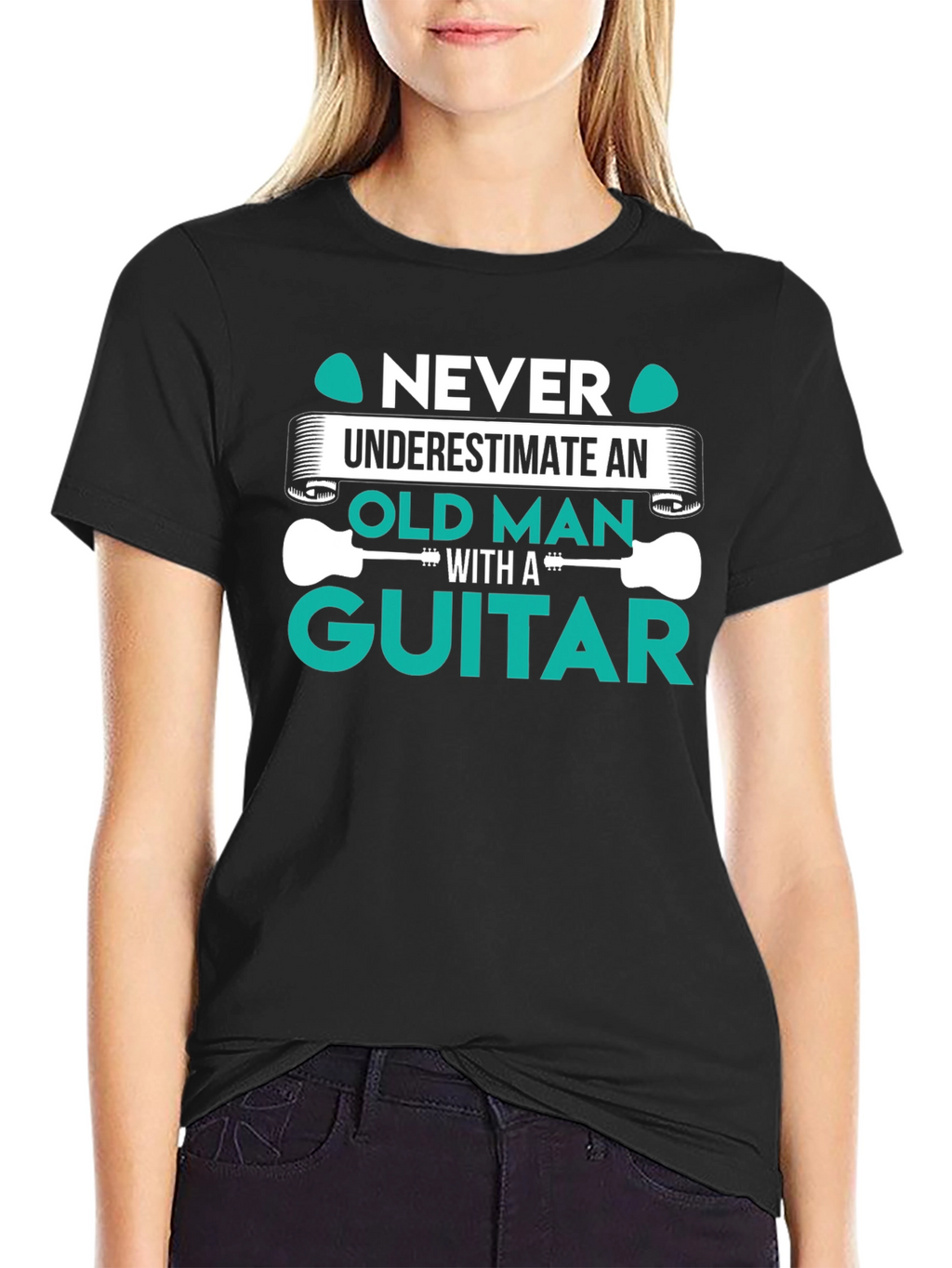 Old Man Guitar T-Shirt