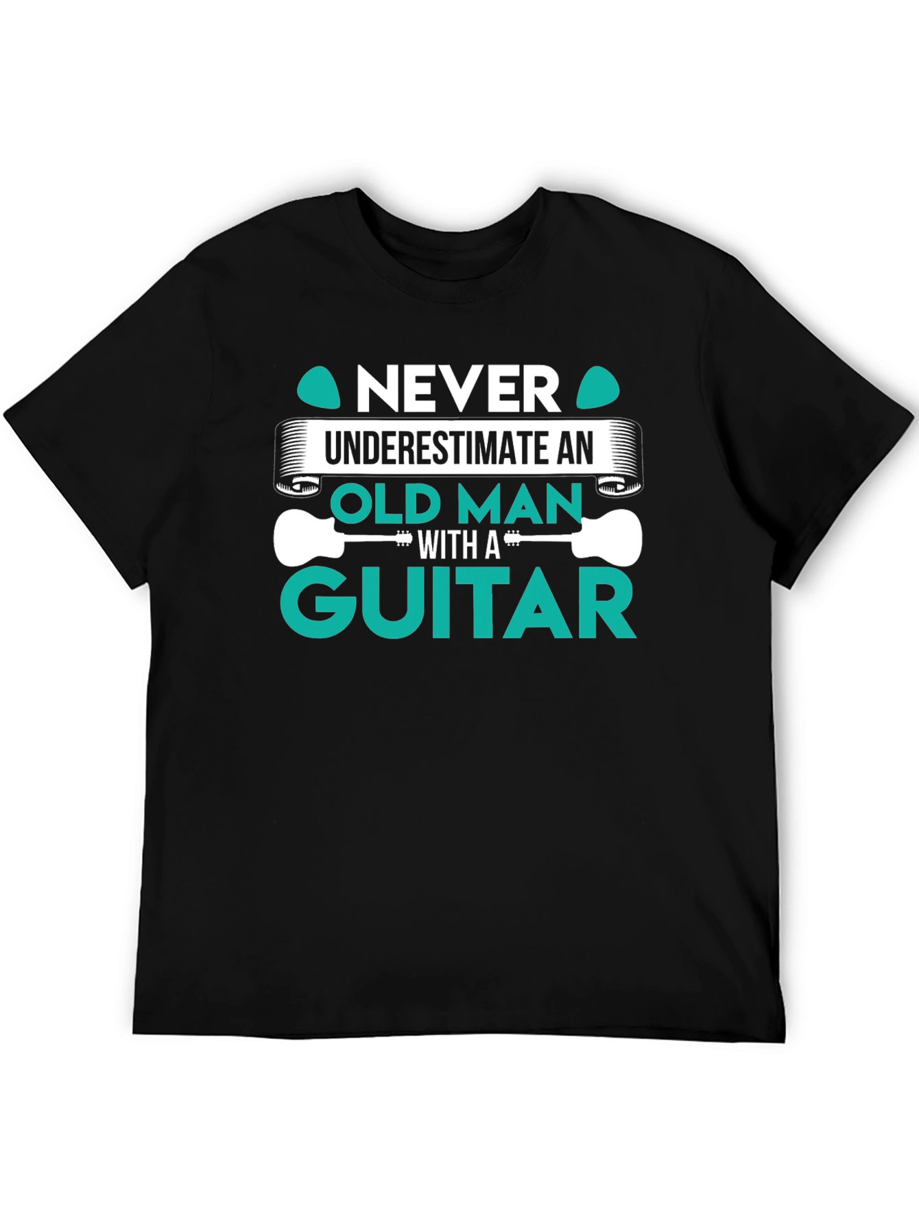 Old Man Guitar T-Shirt