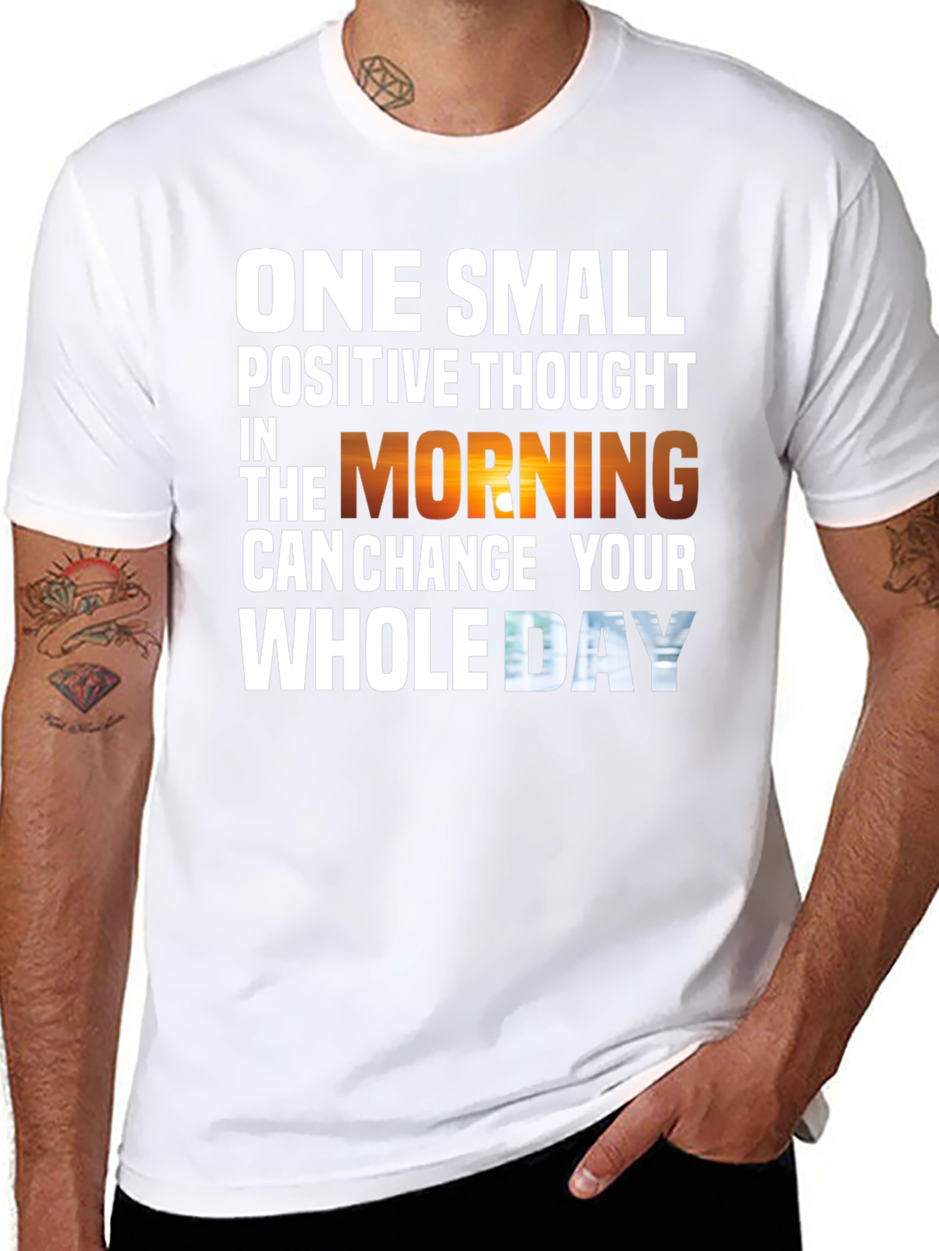 Motivational T-Shirt - One Small Positive Thought