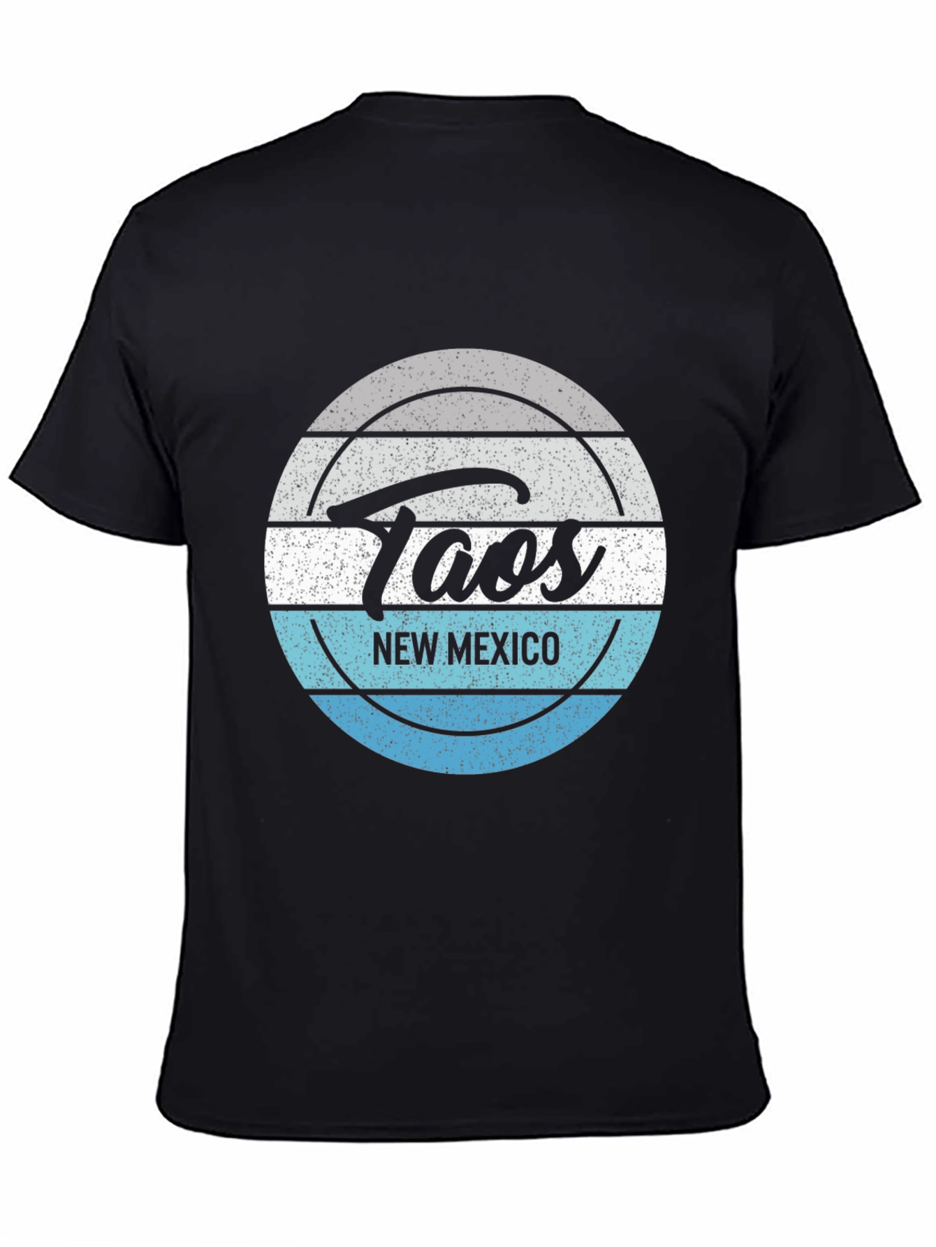 Taos New Mexico Tee - Distressed Graphic