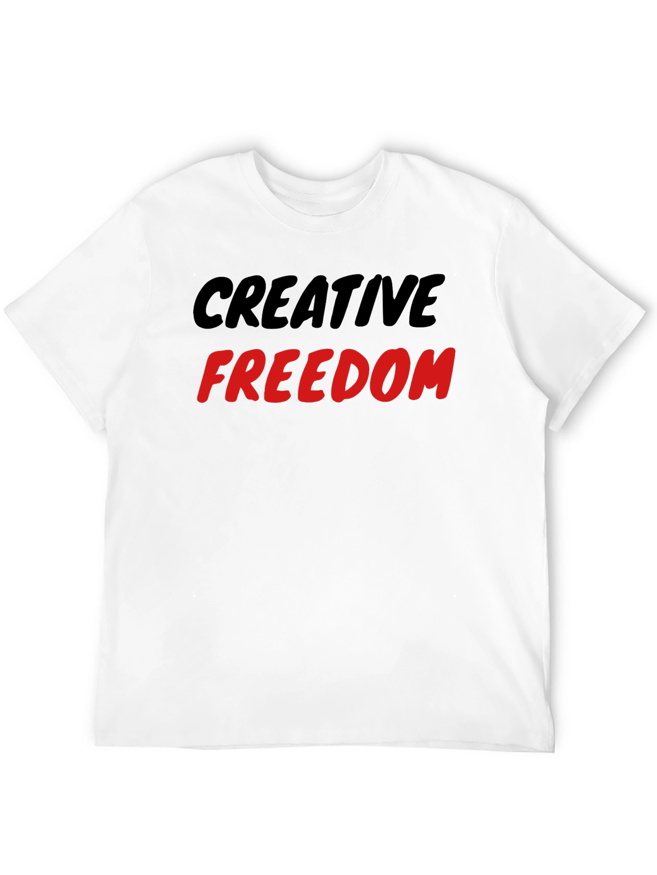 Creative Freedom Graphic Tee - Unisex Cotton T-Shirt
