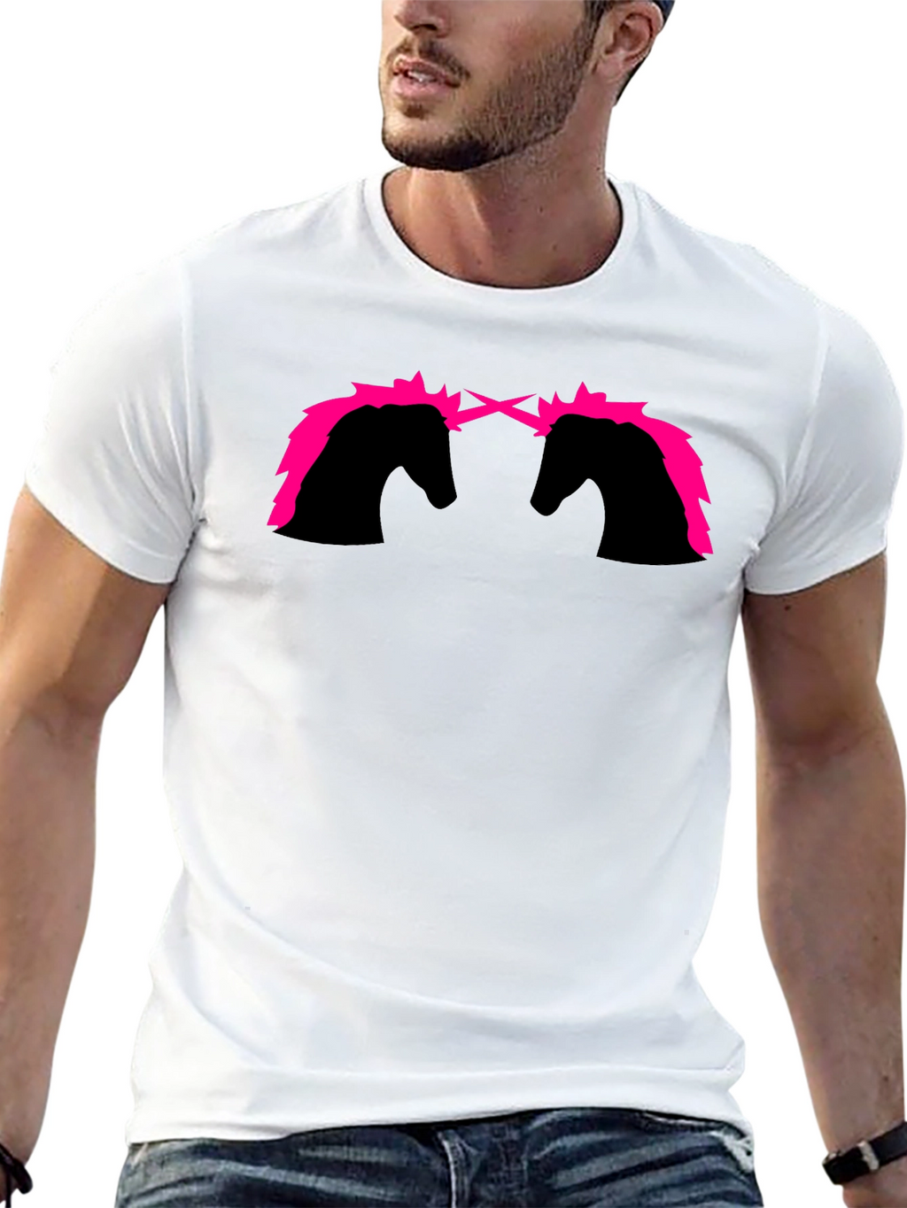 Unicorn Head Silhouette Tee