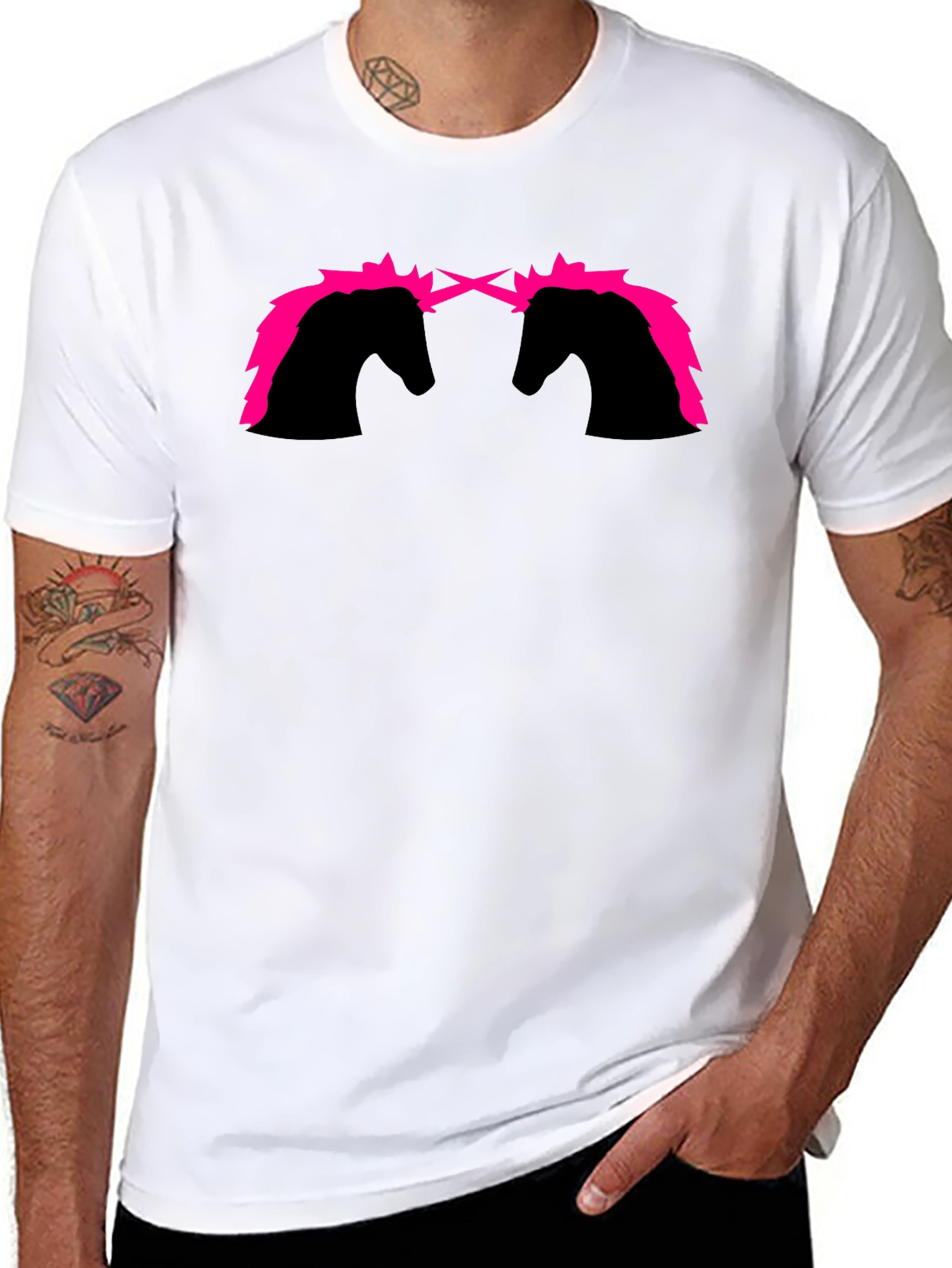 Unicorn Head Silhouette Tee