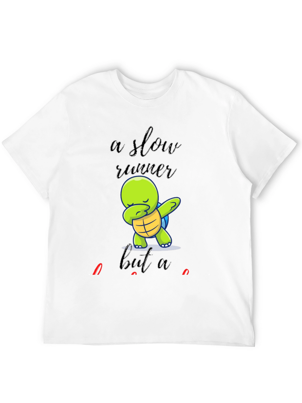 Slow Runner Turtle Dab Graphic T-Shirt