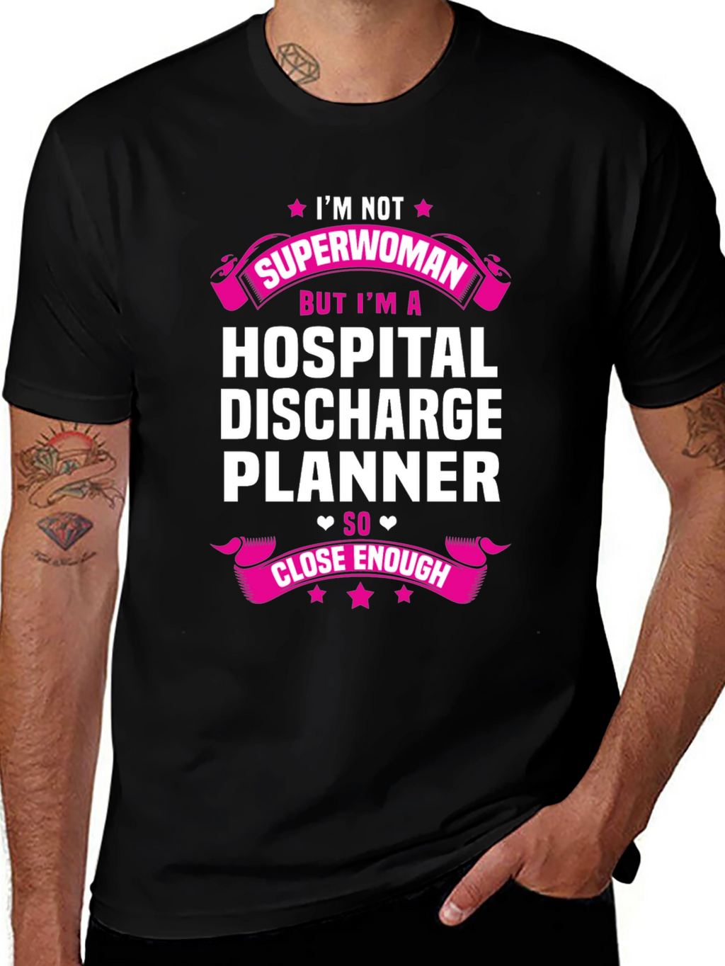 Hospital Discharge Planner T-Shirt - Superwoman Gift