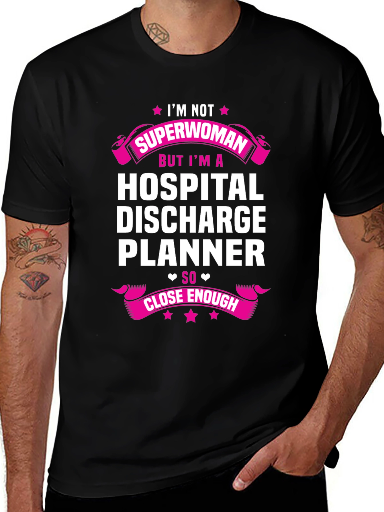 Hospital Discharge Planner T-Shirt - Superwoman Gift