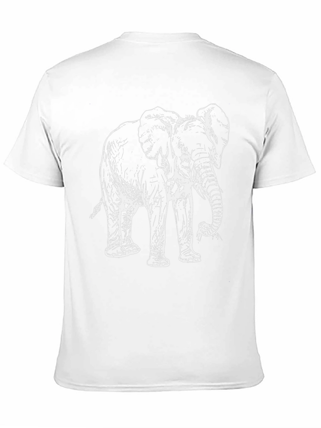Black Elephant Graphic Tee - Animal Lovers T-Shirt