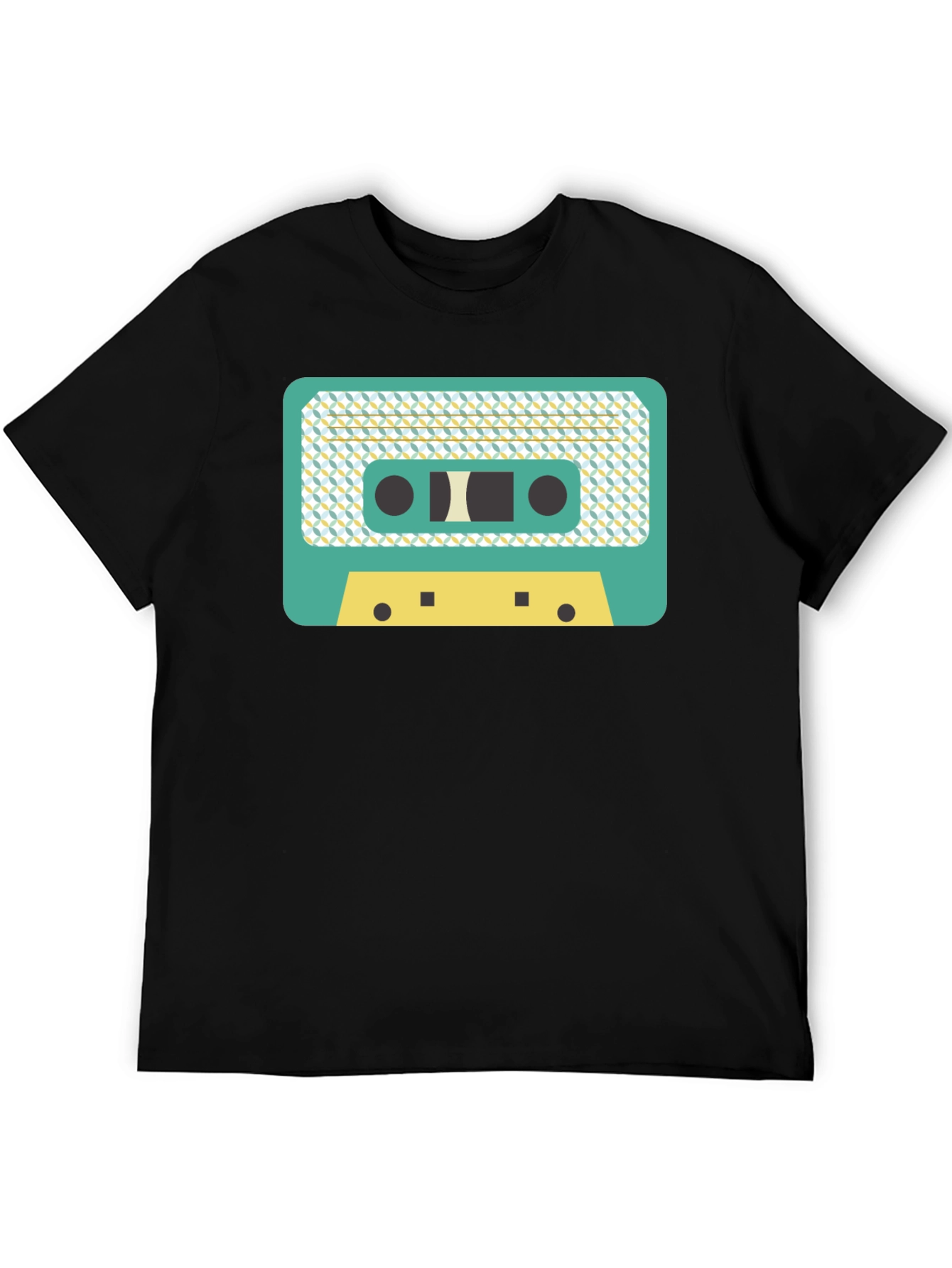 Retro Cassette Tape Graphic Tee - Vintage Music Lover T-Shirt