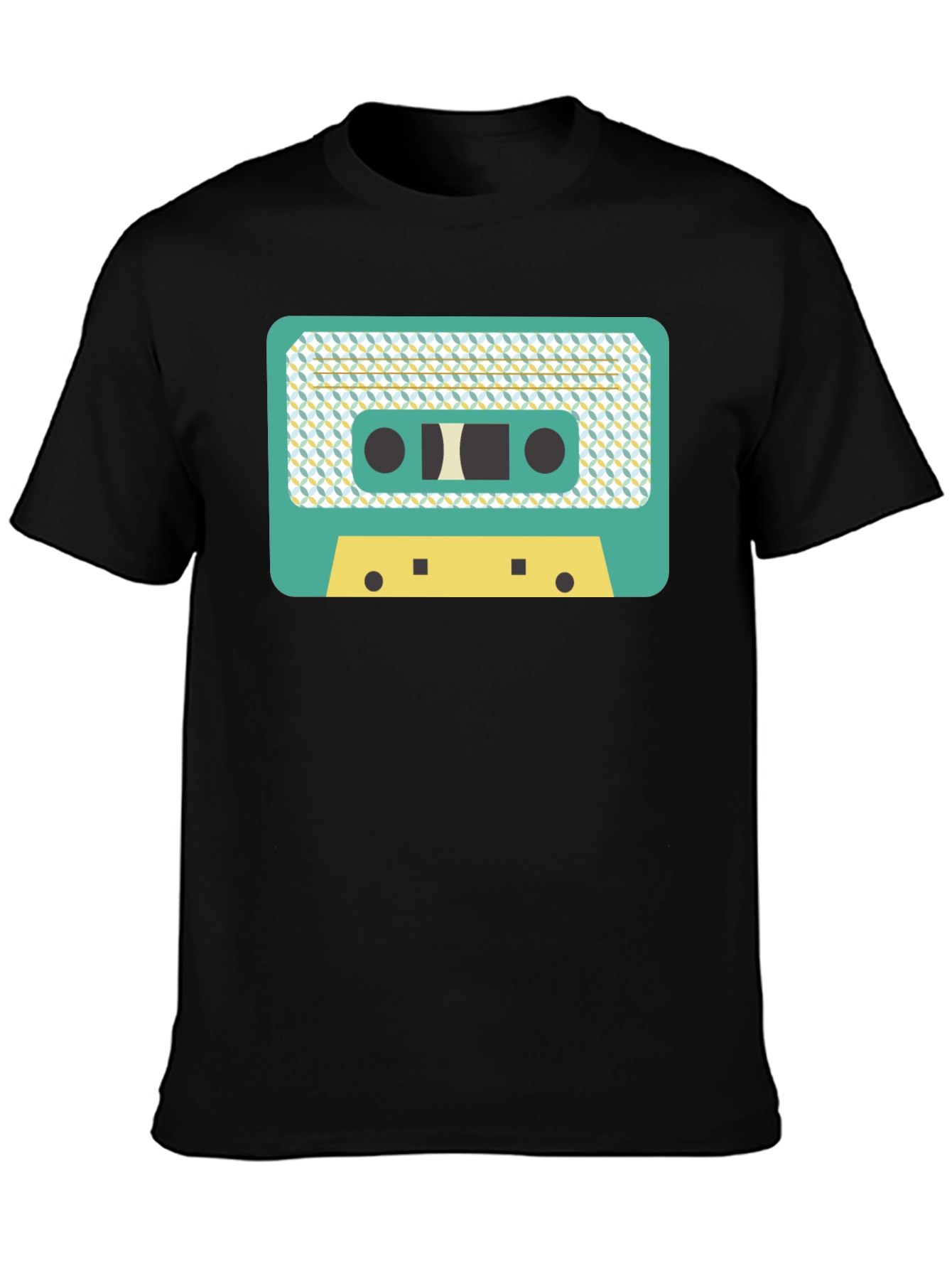 Retro Cassette Tape Graphic Tee - Vintage Music Lover T-Shirt