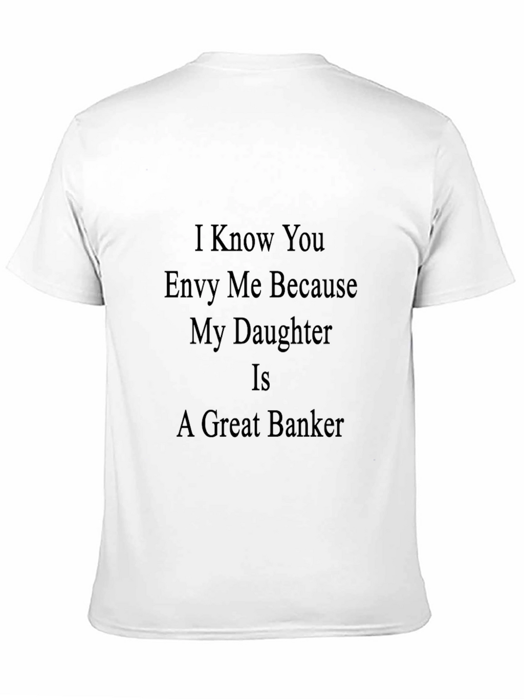 Proud Bankers Dad Black T-Shirt