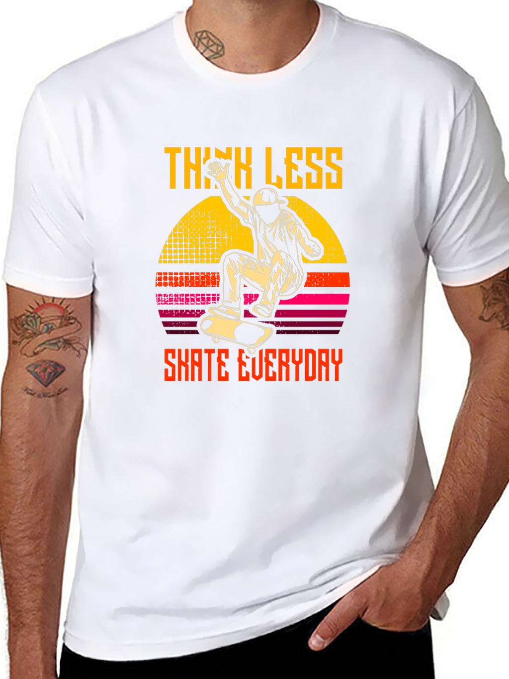 Think Less Skate Everyday Graphic Tee