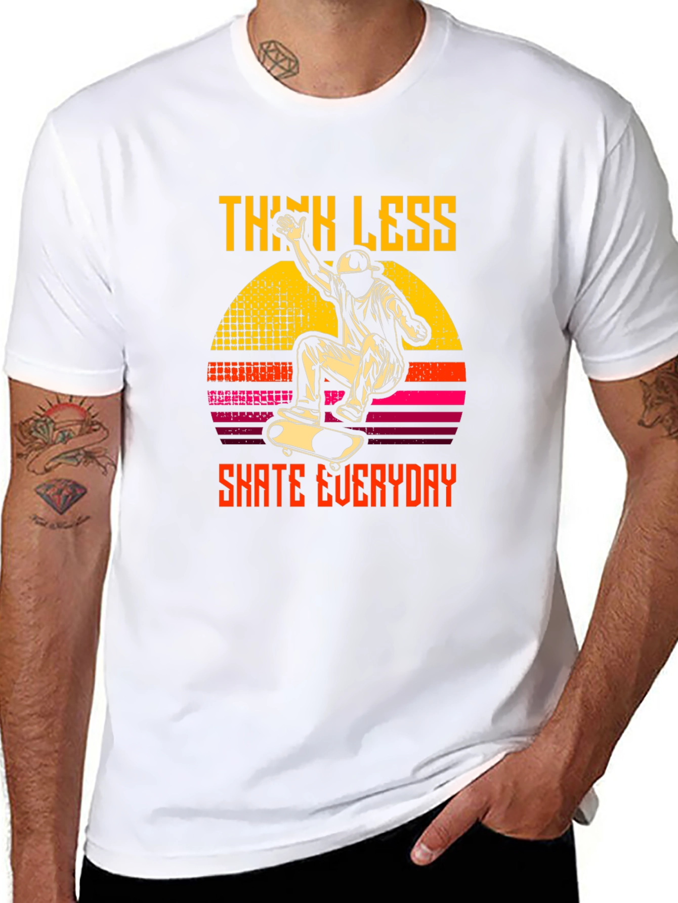 Think Less Skate Everyday Graphic Tee