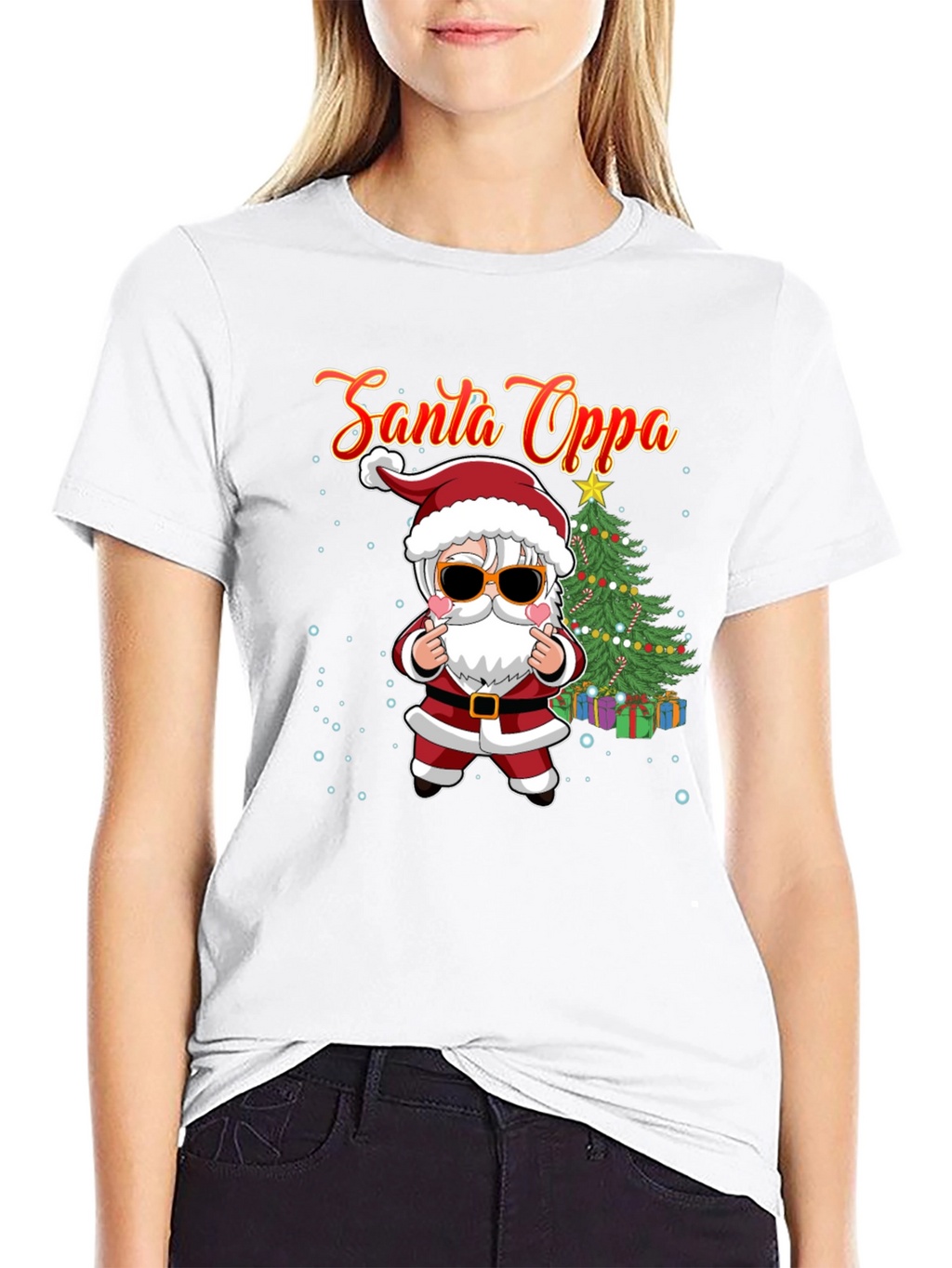 Santa Oppa T-Shirt - Holiday Fun!