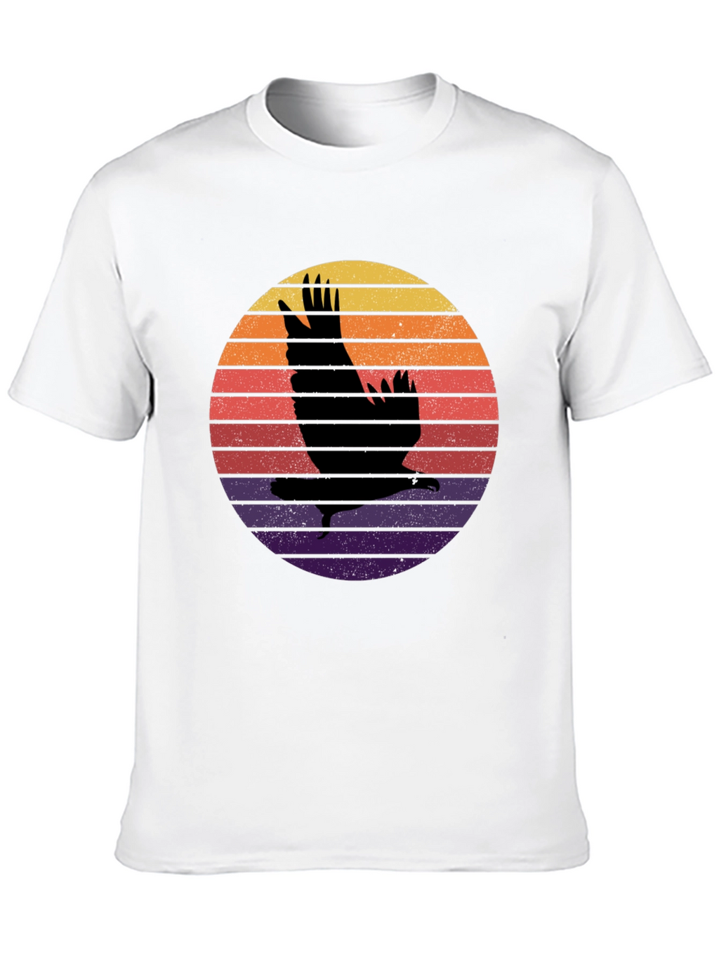 Eagle Sunset Graphic T-Shirt