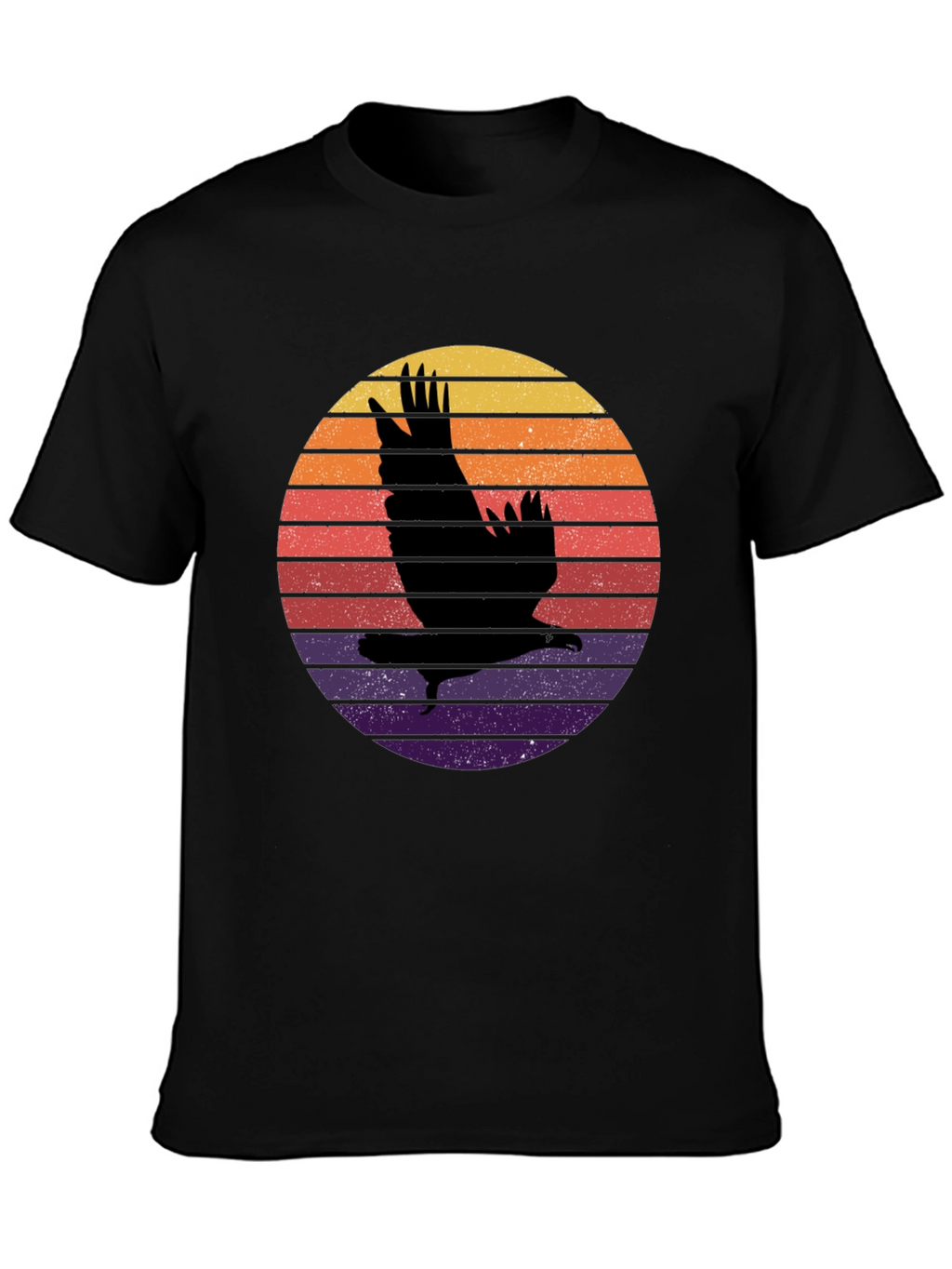 Eagle Sunset Graphic T-Shirt