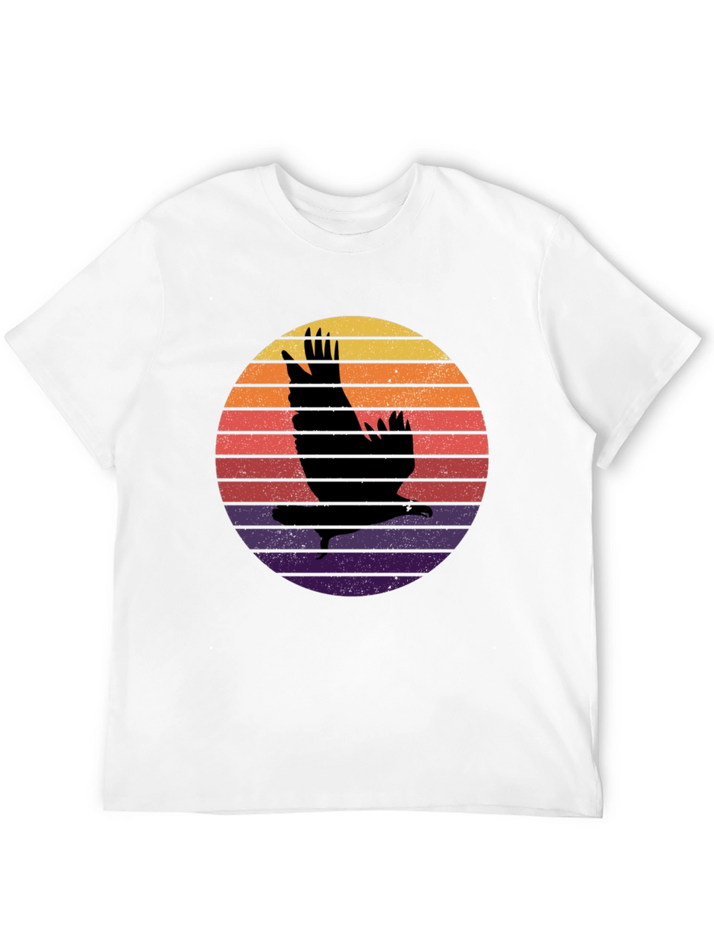 Eagle Sunset Graphic T-Shirt