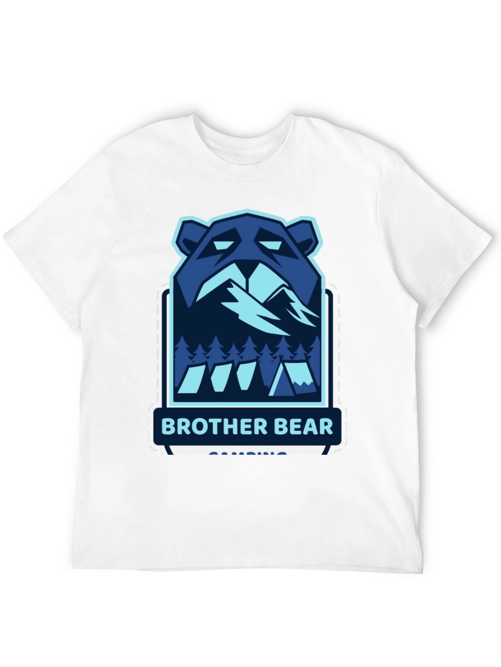 Brother Bear Camping Graphic T-Shirt