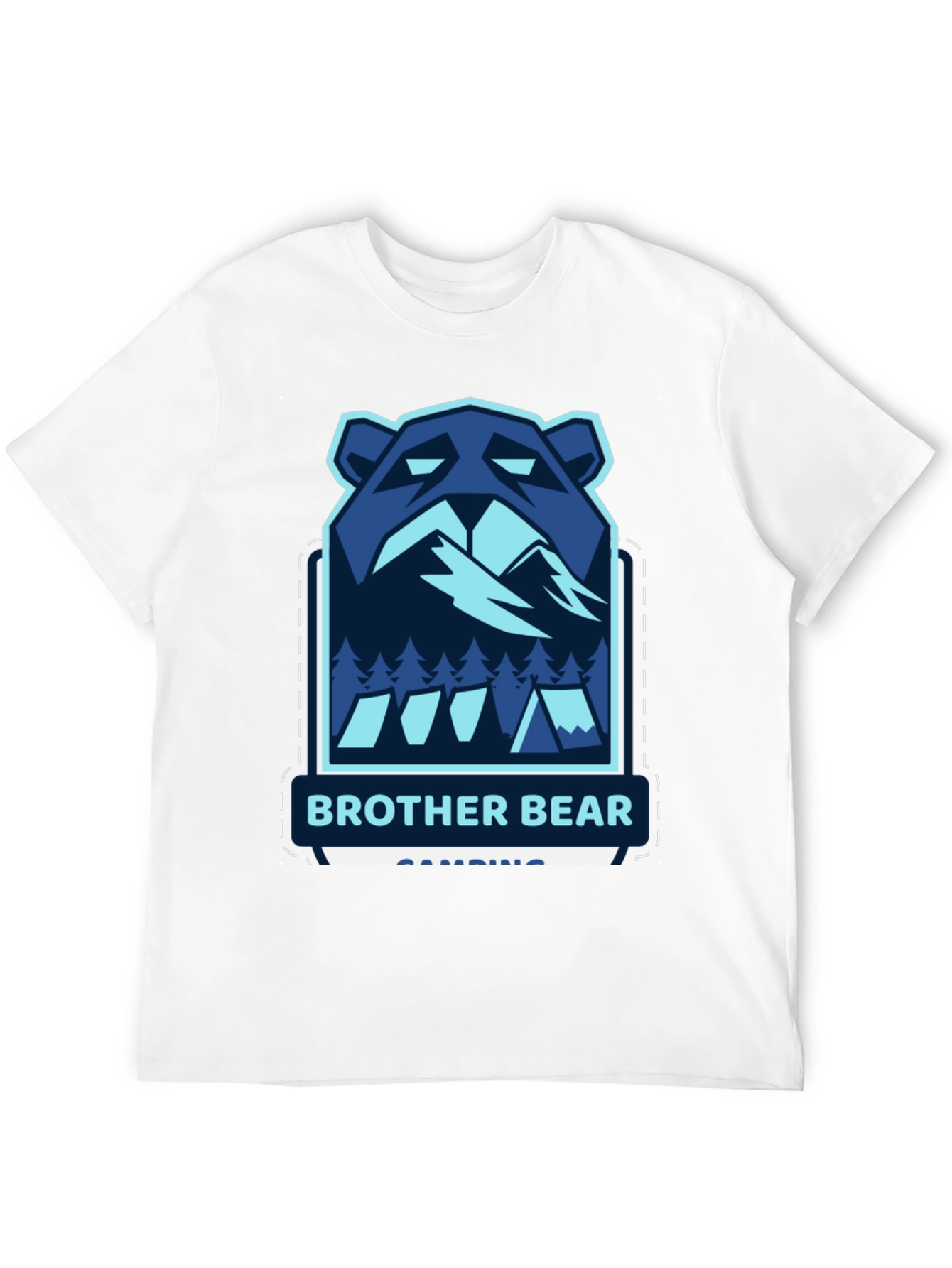 Brother Bear Camping Graphic T-Shirt