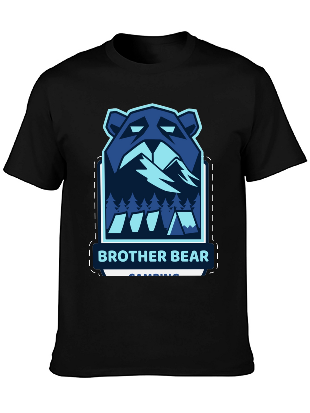 Brother Bear Camping Graphic T-Shirt