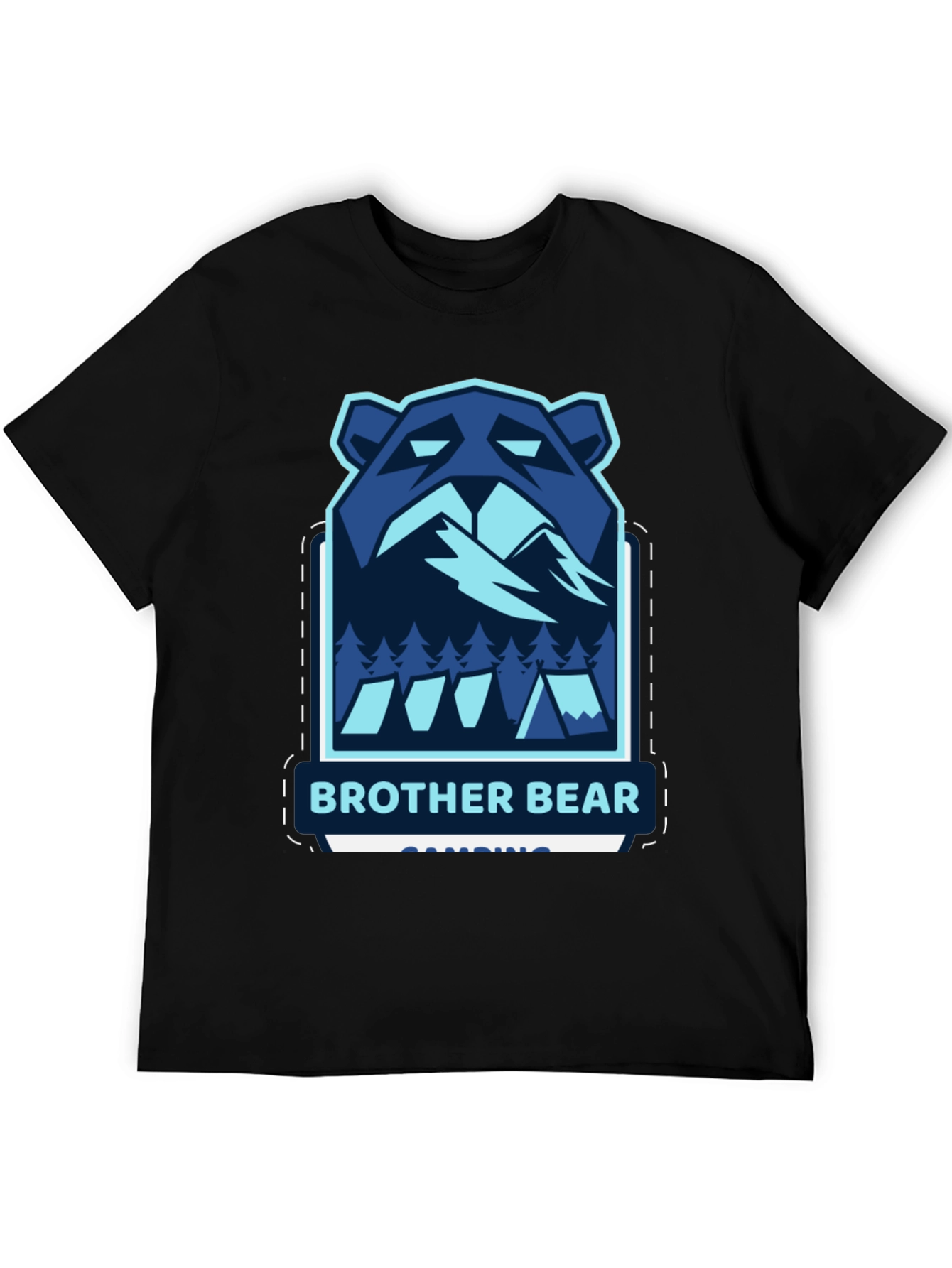 Brother Bear Camping Graphic T-Shirt