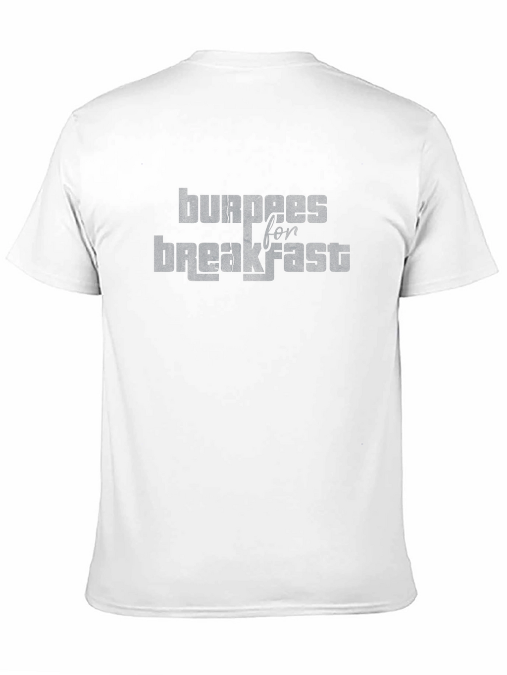 Burpees for Breakfast Graphic T-Shirt - Black