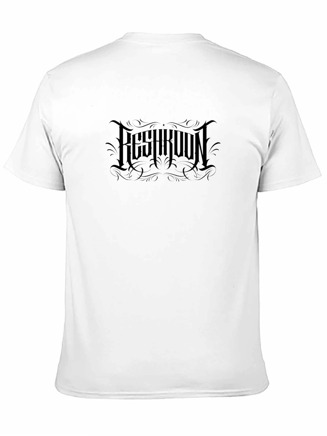 Gothic Logo Black T-Shirt - Modern Casual Wear