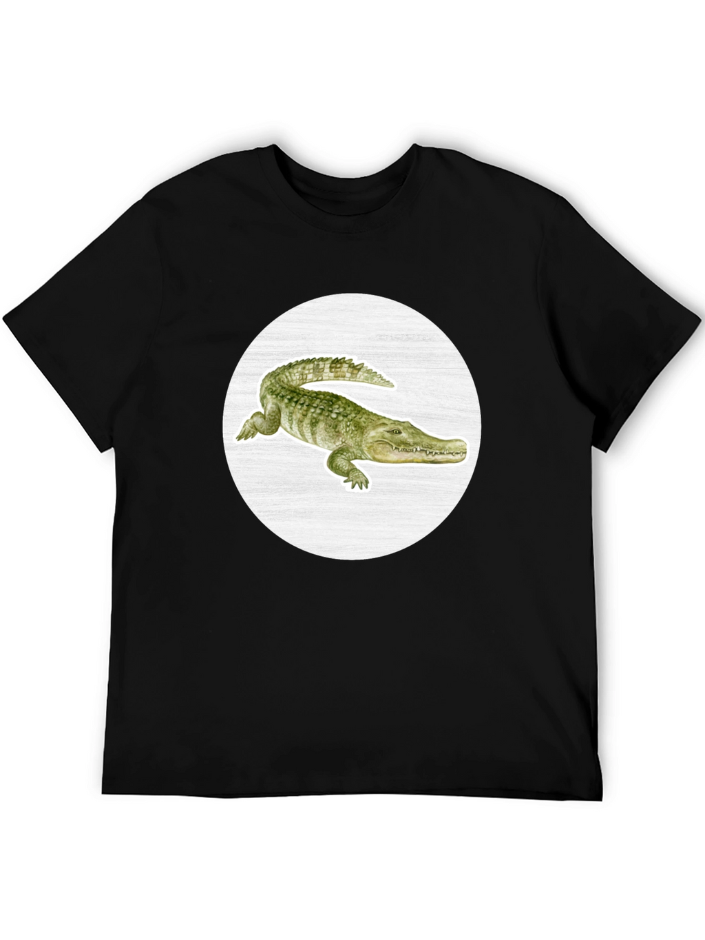 Crocodile Graphic Tee - Unique Animal Print T-Shirt