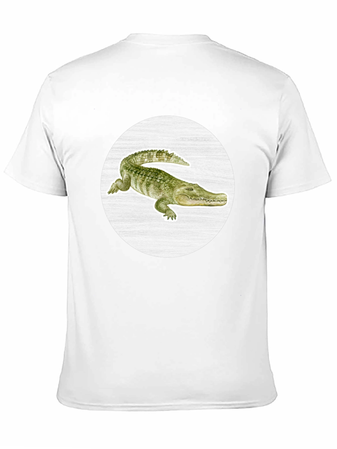 Crocodile Graphic Tee - Unique Animal Print T-Shirt