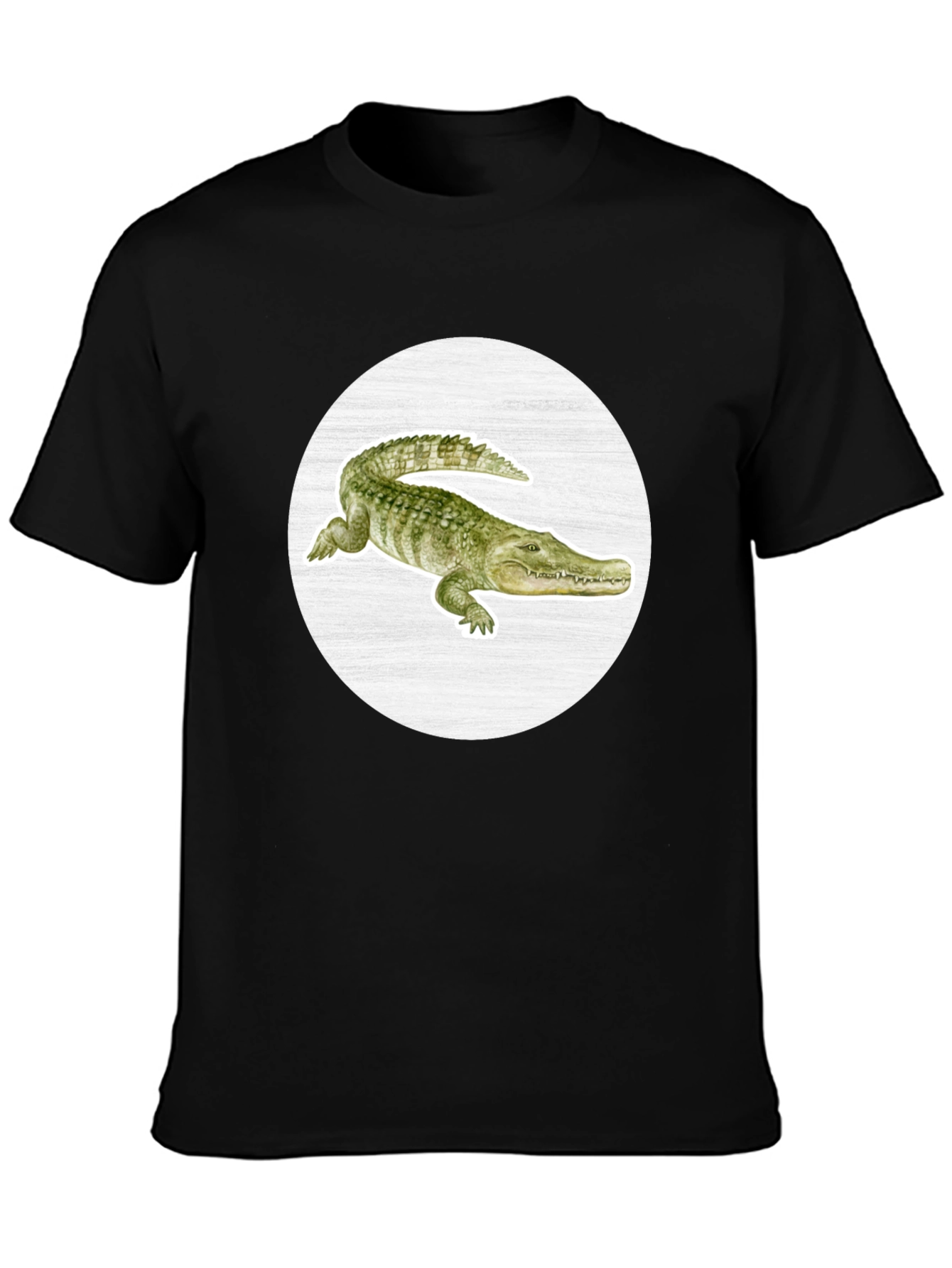 Crocodile Graphic Tee - Unique Animal Print T-Shirt