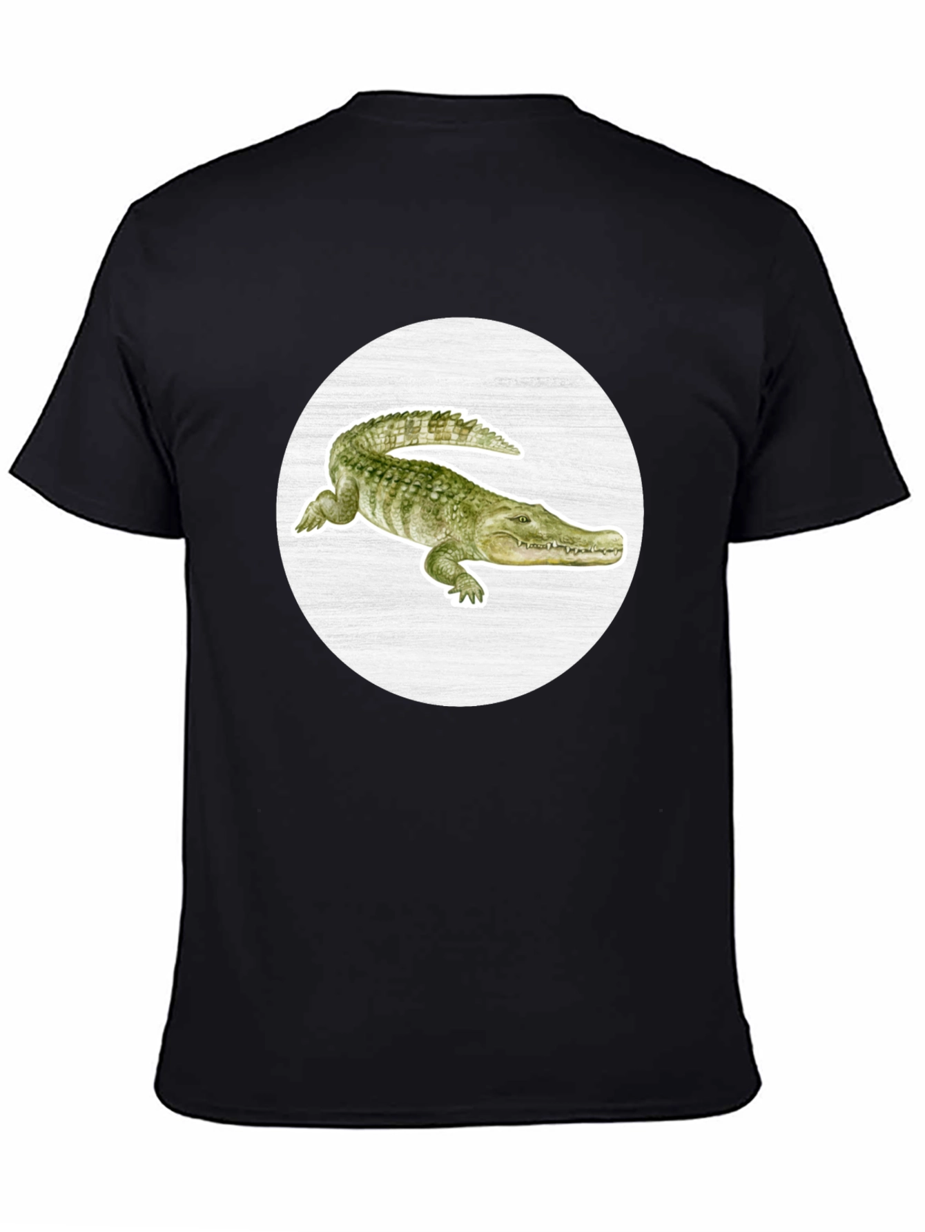 Crocodile Graphic Tee - Unique Animal Print T-Shirt