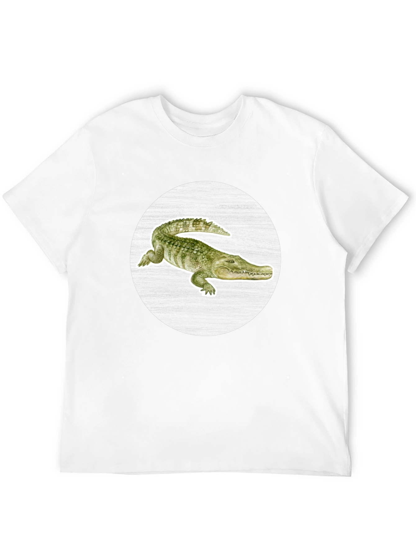 Crocodile Graphic Tee - Unique Animal Print T-Shirt