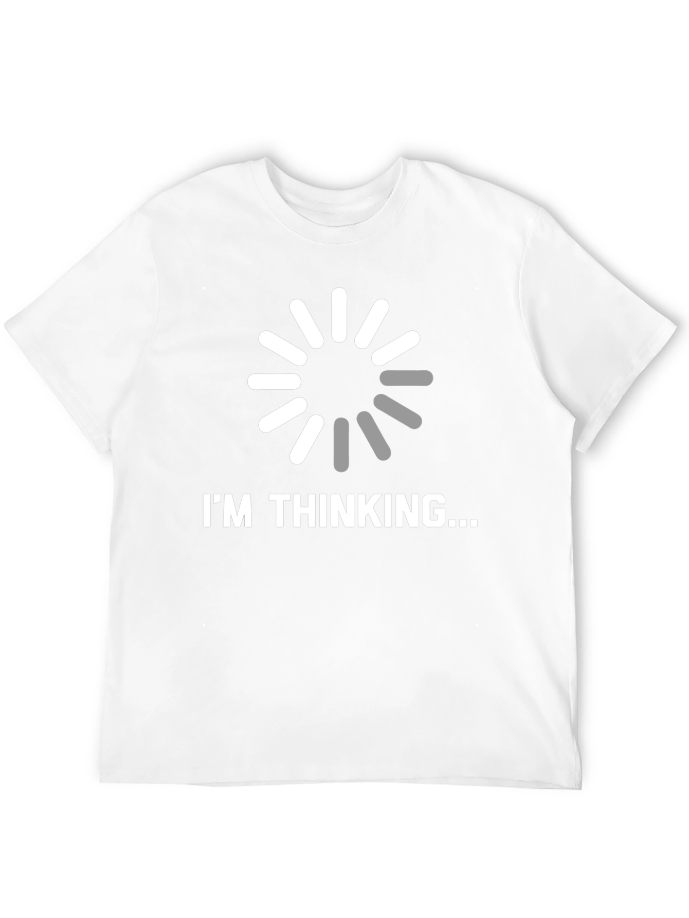Im Thinking... Funny Graphic Mens Black T-Shirt