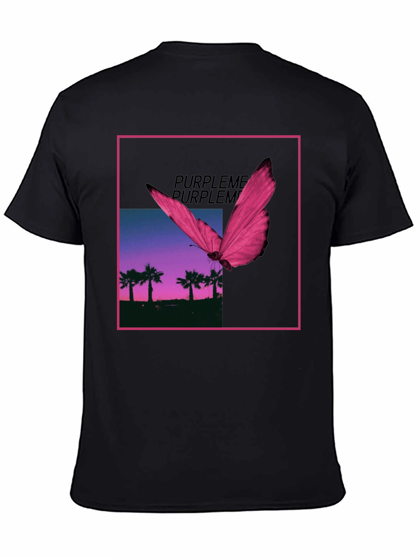 Butterfly Palm Tree Graphic Tee