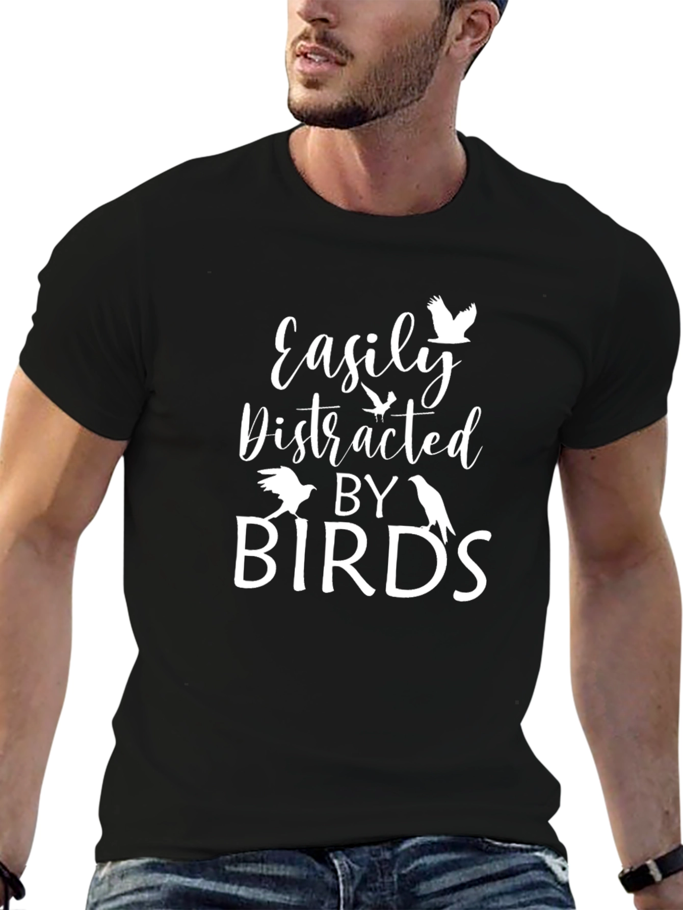 Easily Distracted by Birds Graphic Tee