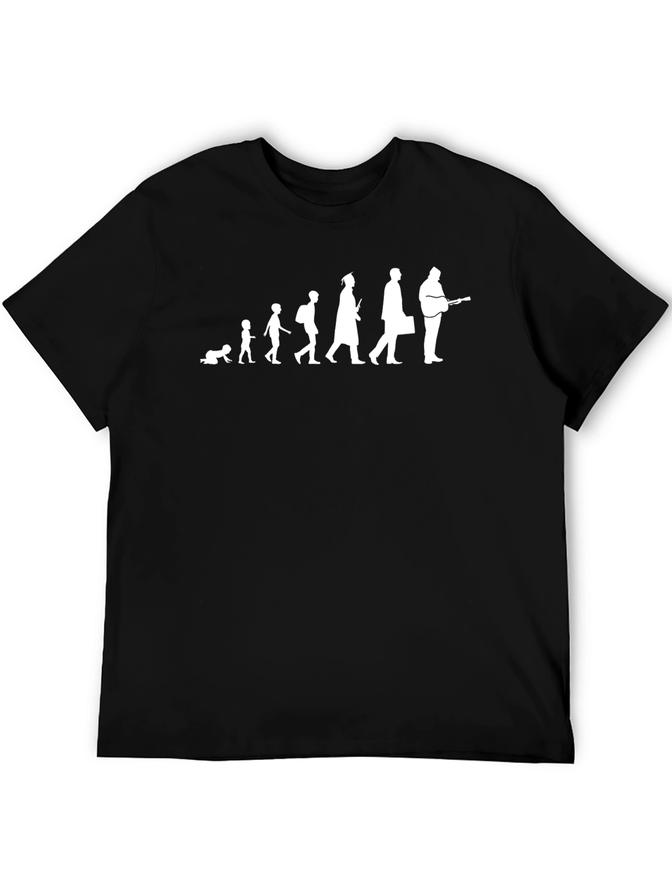 Evolution of Man Guitar T-Shirt