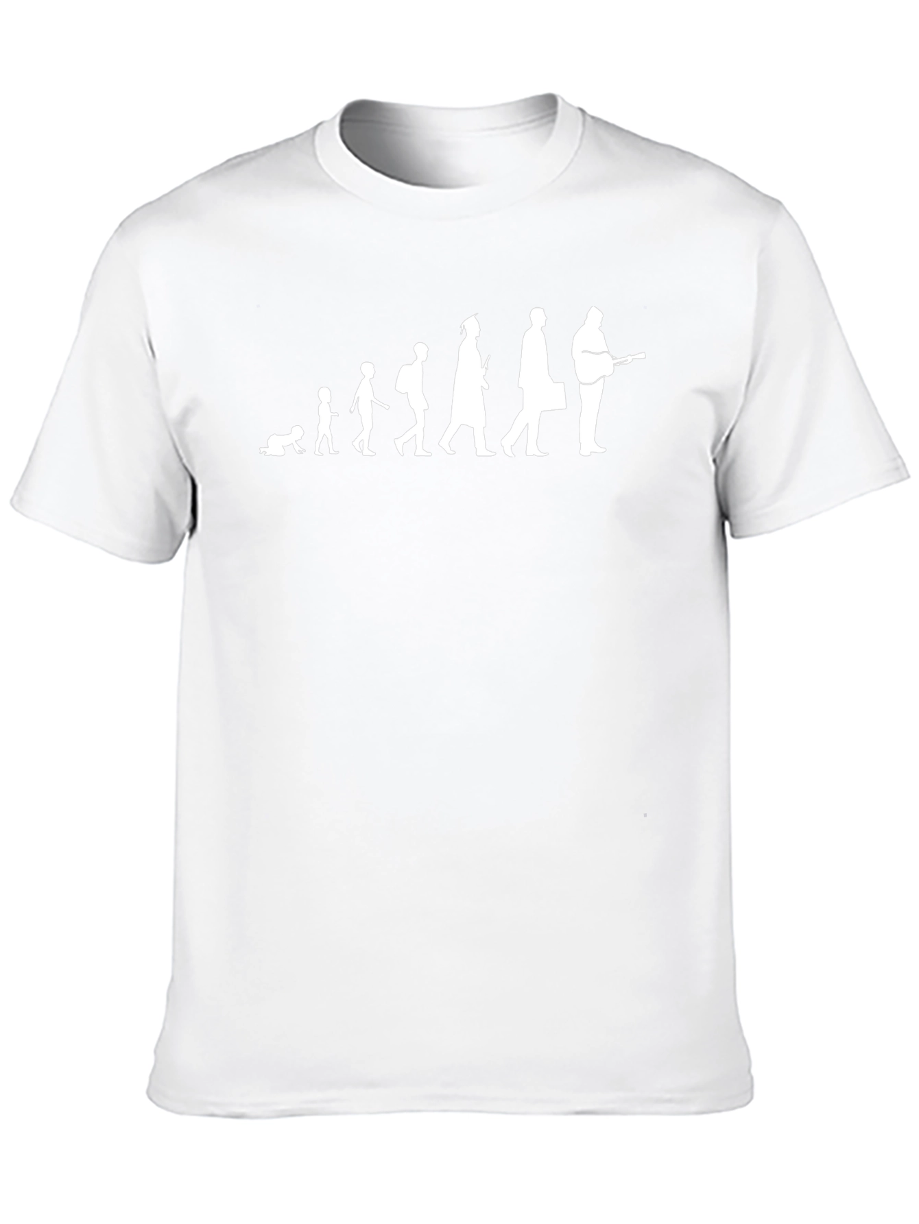 Evolution of Man Guitar T-Shirt