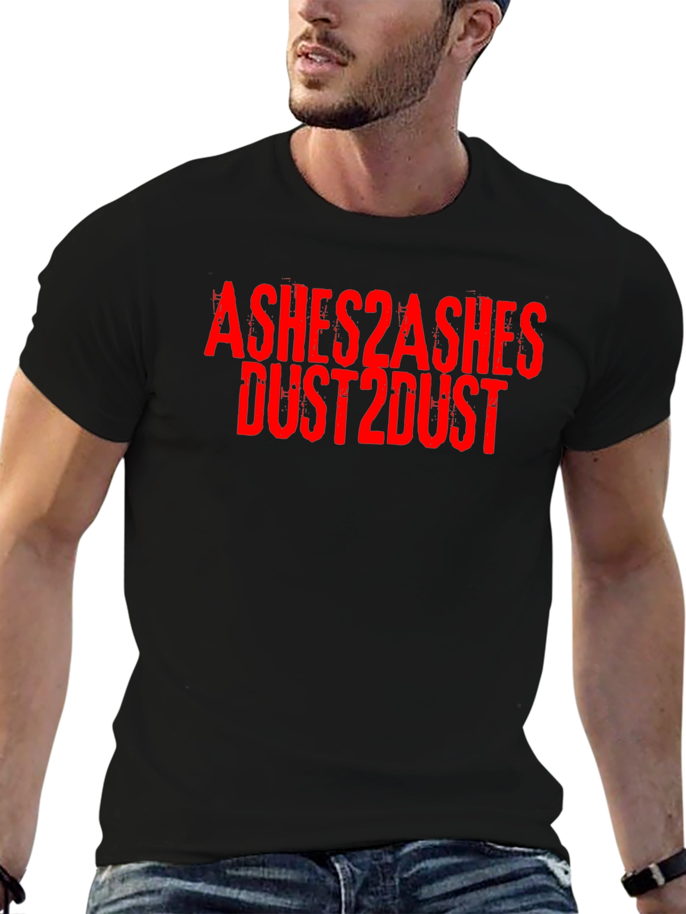 Ashes2Ashes Dust2Dust Graphic Tee - Black