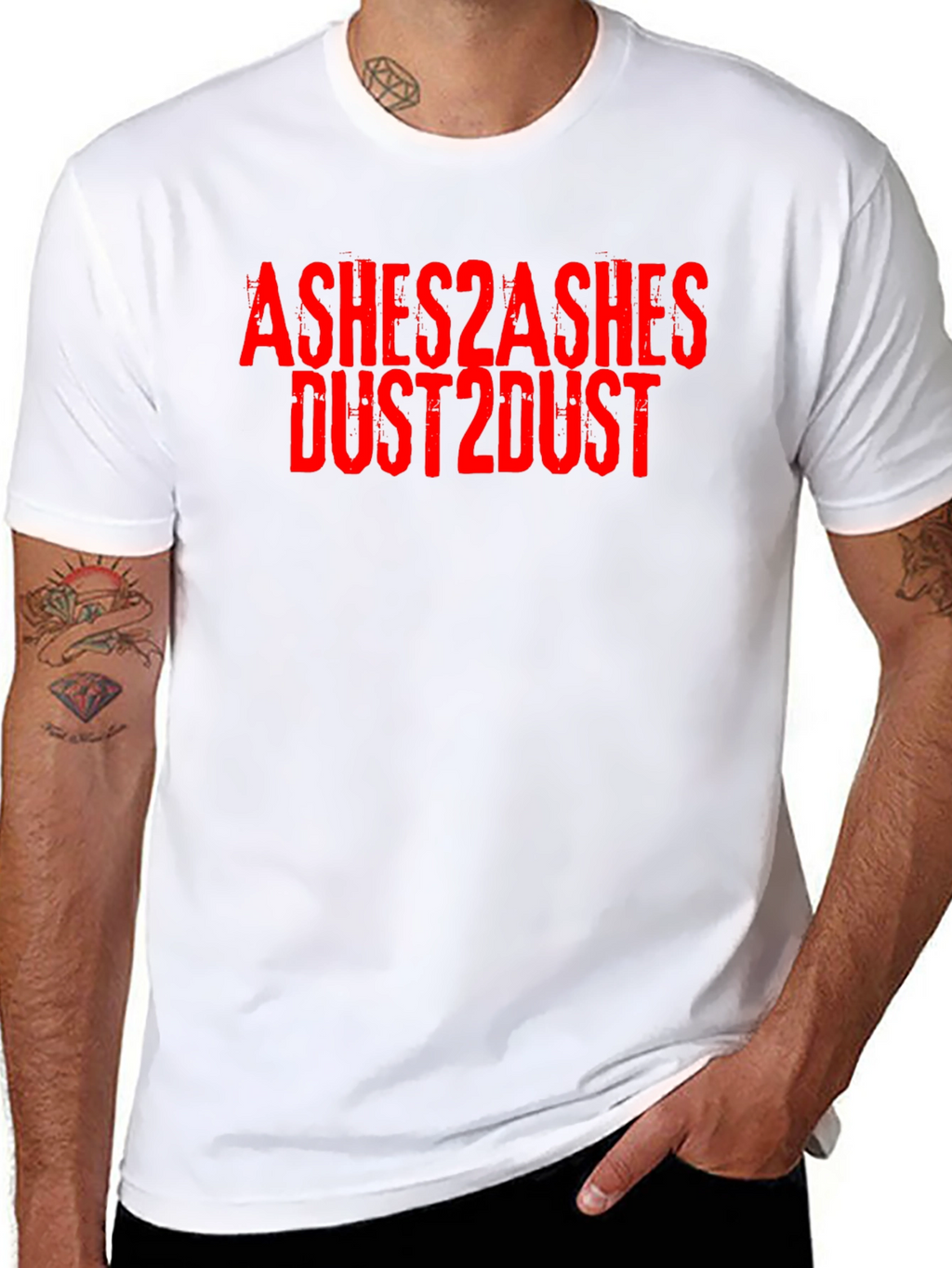 Ashes2Ashes Dust2Dust Graphic Tee - Black