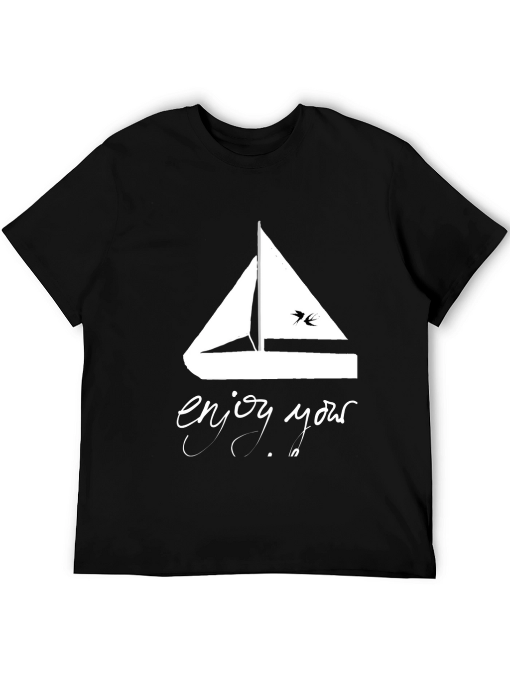 Nautical Sailboat Graphic Tee - Enjoy Your Voyage