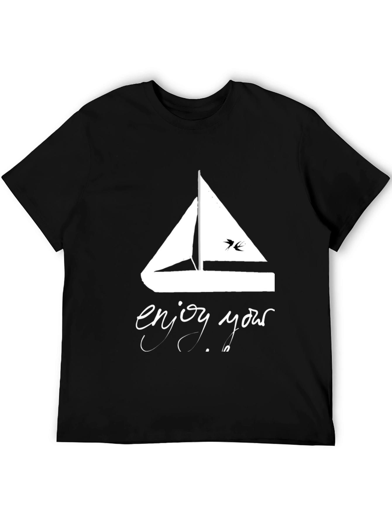 Nautical Sailboat Graphic Tee - Enjoy Your Voyage