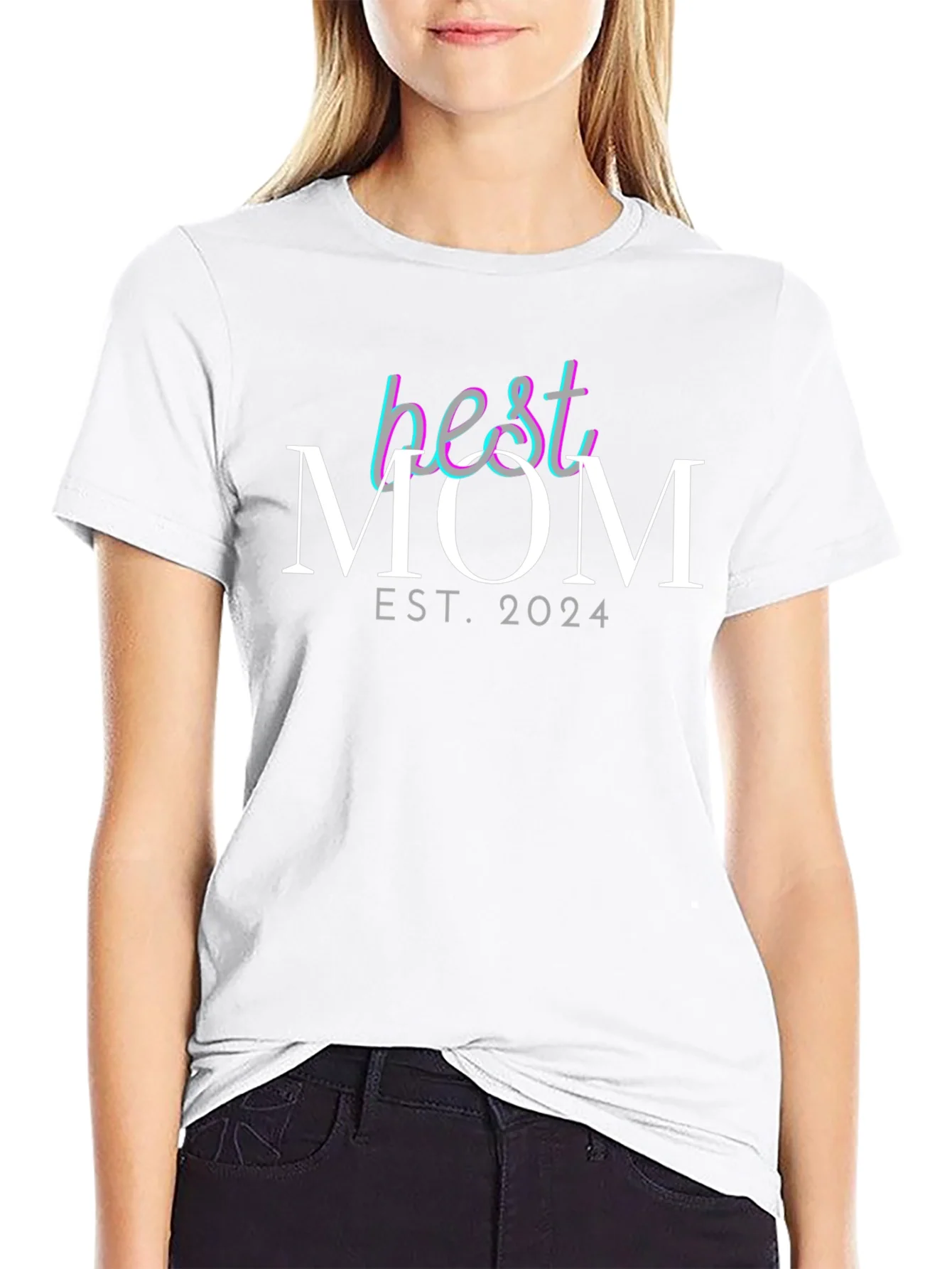 Best Mom Est. 2024 T-Shirt - New Mom Gift