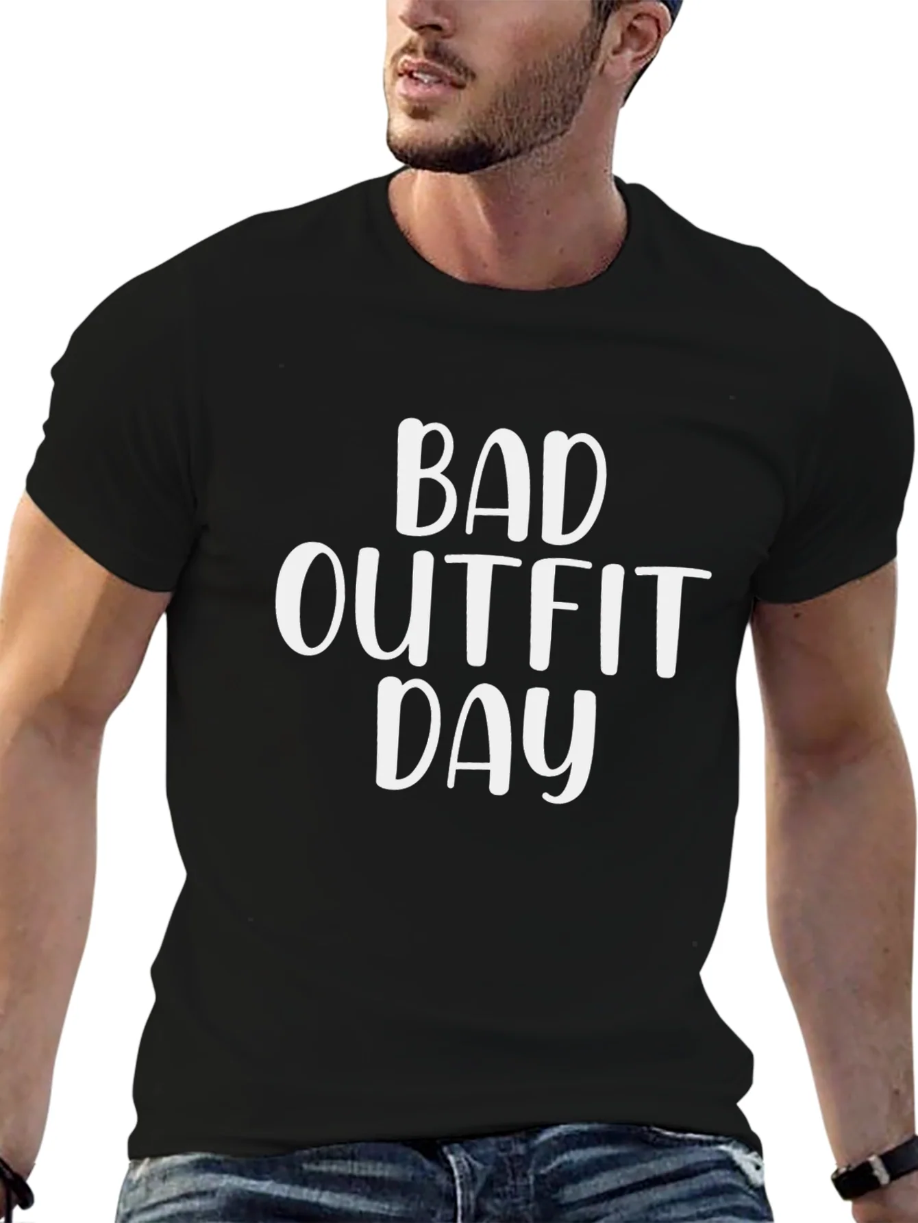 Bad Outfit Day Graphic Tee - Unisex Casual T-Shirt