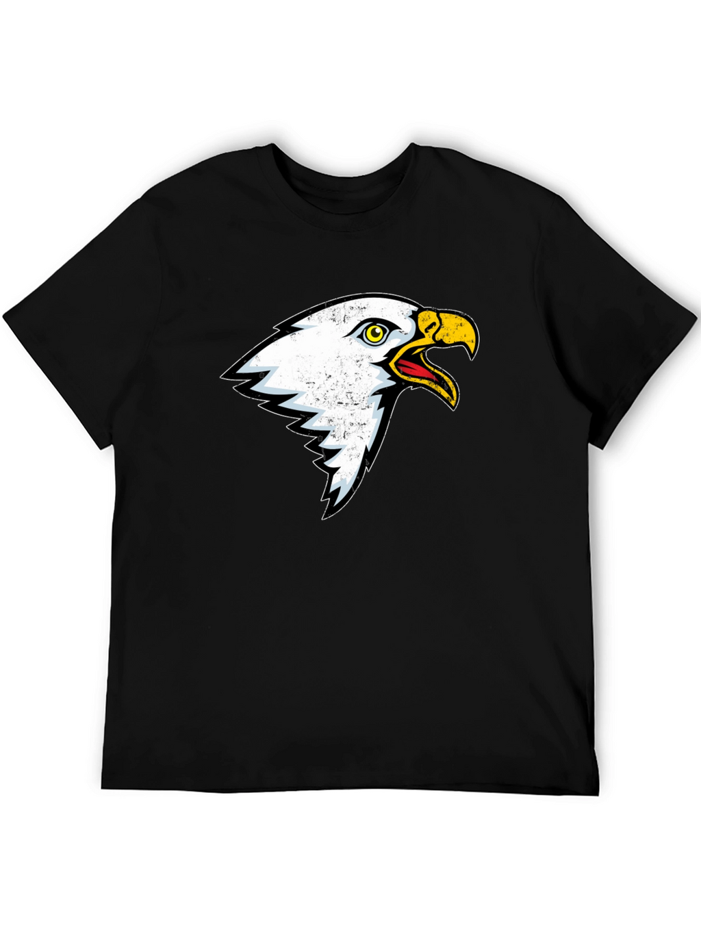 Bold Eagle Graphic T-Shirt - Black