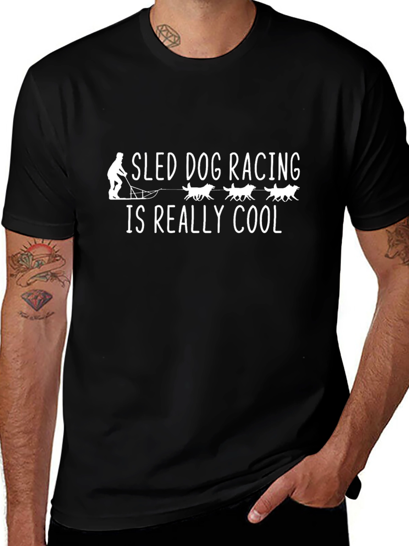 Sled Dog Racing T-Shirt - Is Really Cool