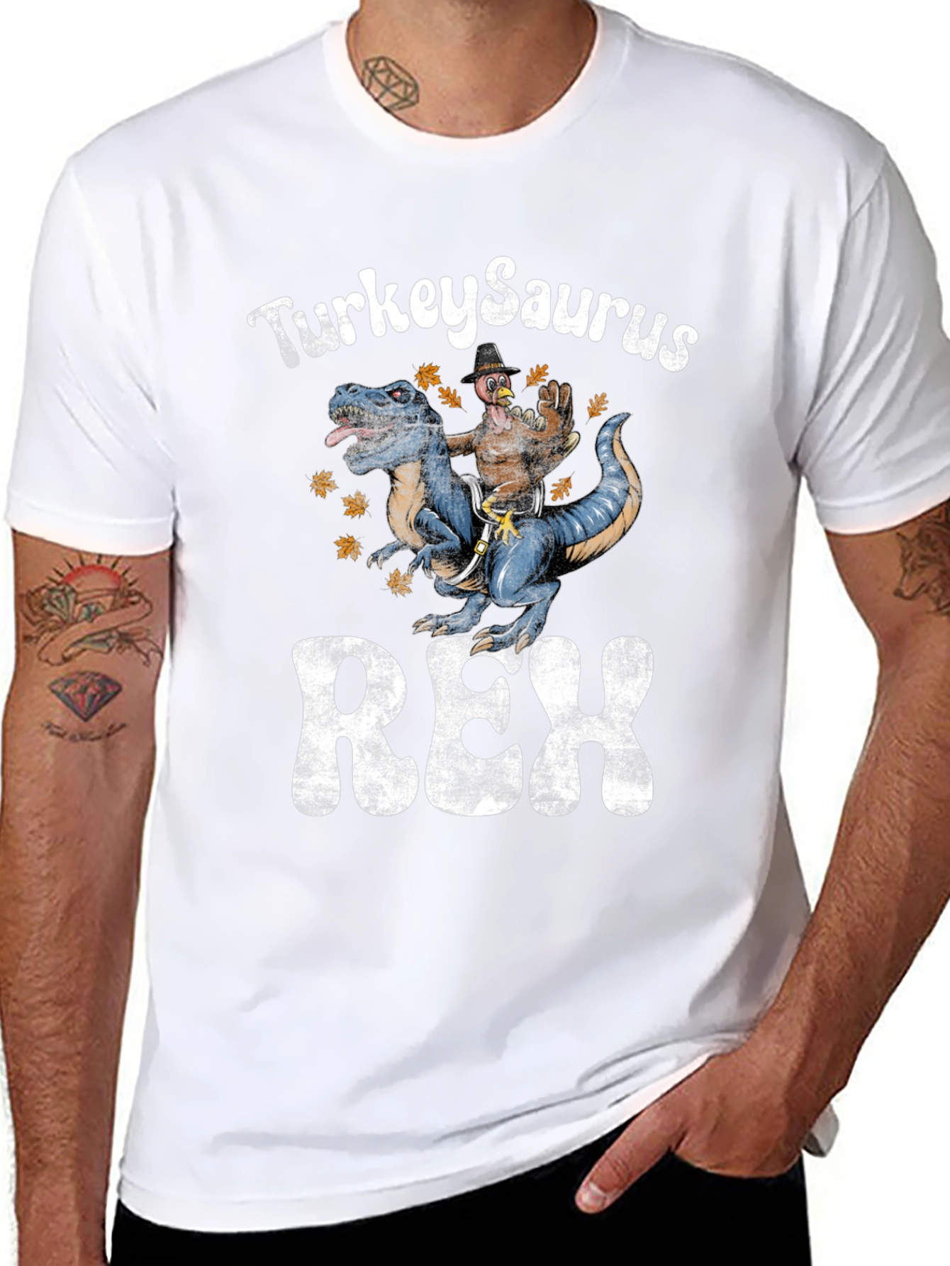 TurkeySaurus Rex Graphic T-Shirt