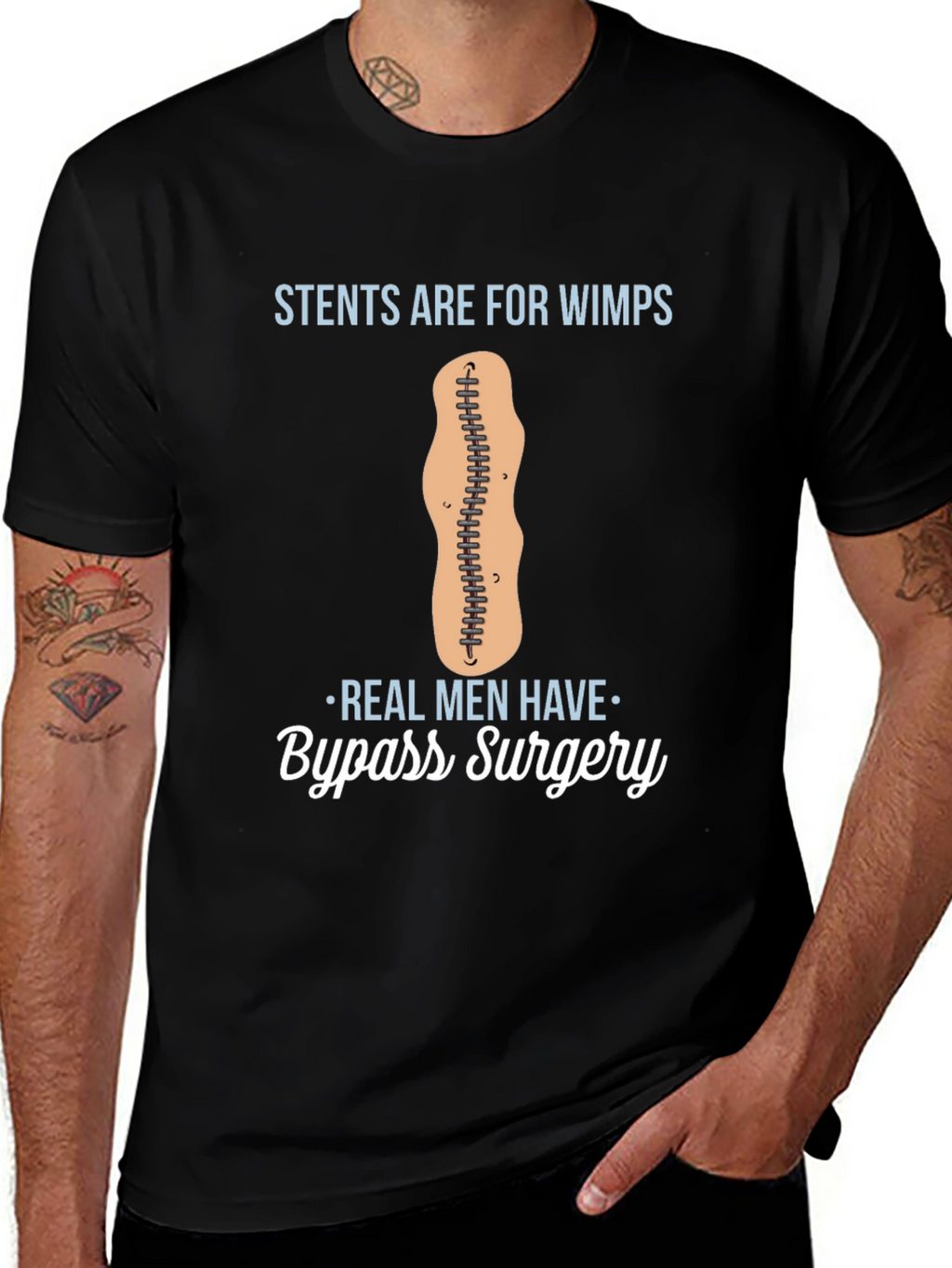 Stents Are For Wimps Bypass Surgery T-Shirt