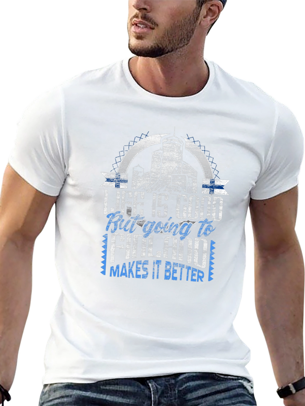 Life Is Good Finland T-Shirt