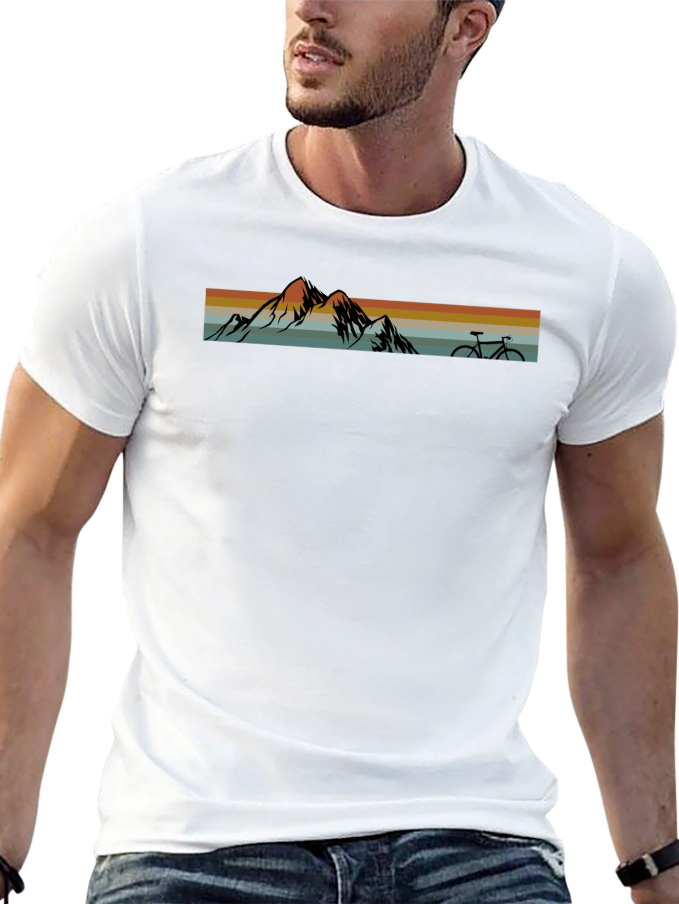 Mountain Bike Retro Graphic Tee