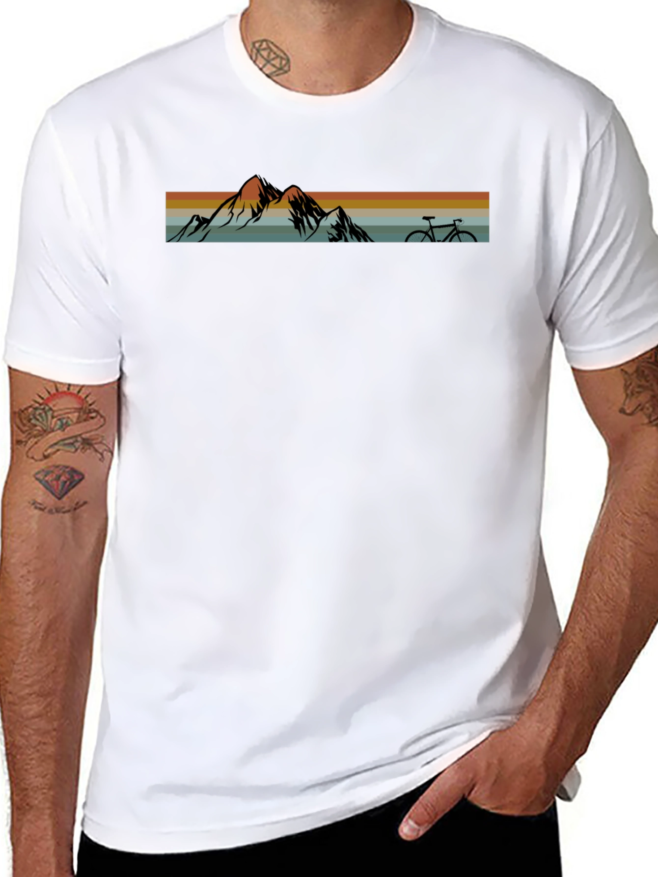 Mountain Bike Retro Graphic Tee